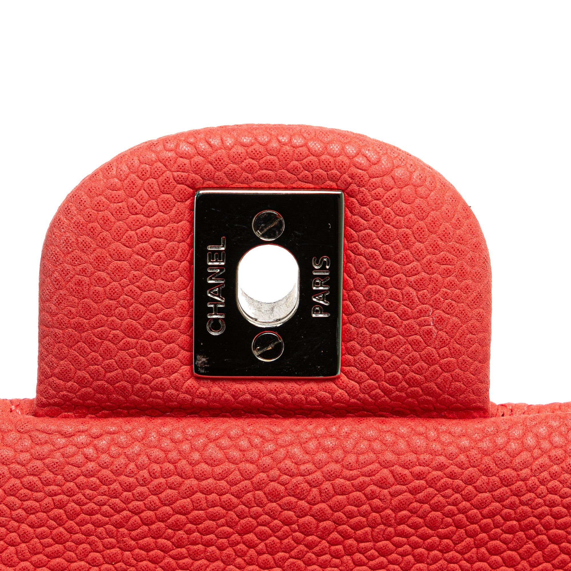 Chanel Chanel Medium Classic Caviar Double Flap Pink Size ONE SIZE - 12 Thumbnail
