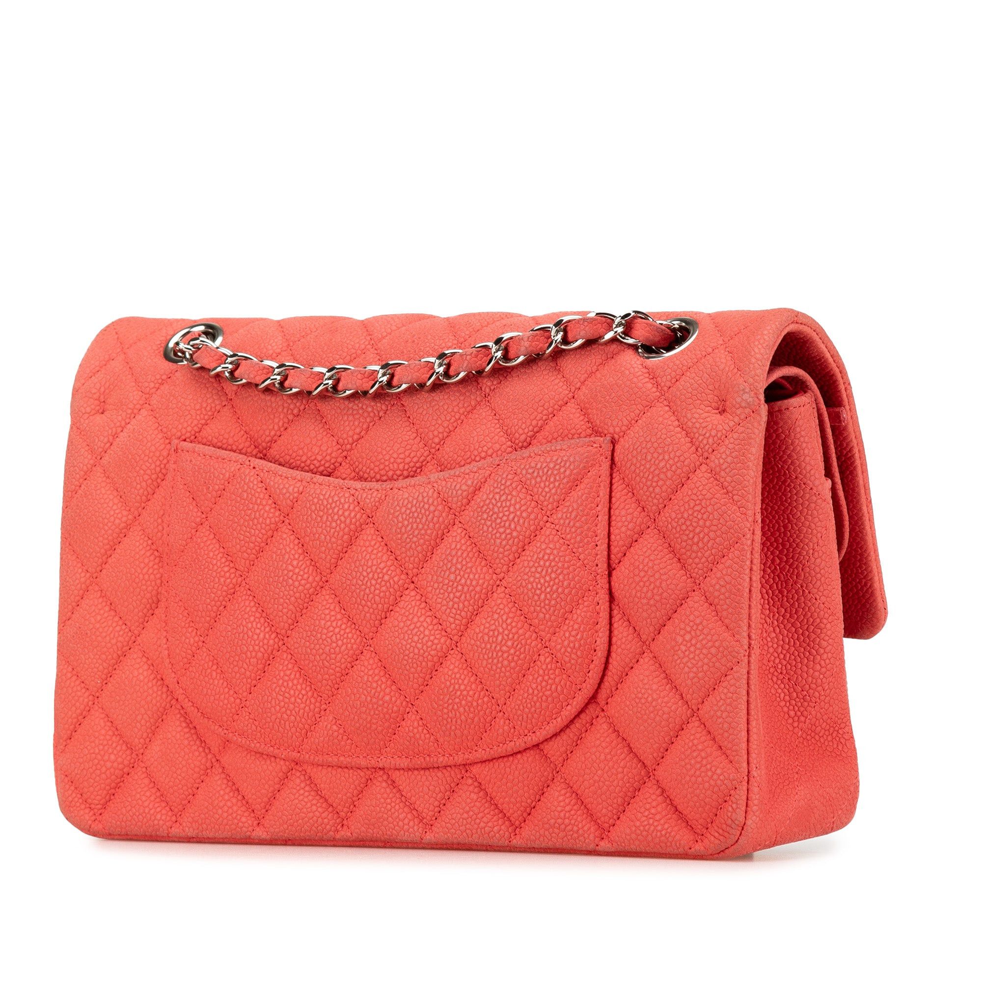 Chanel Chanel Medium Classic Caviar Double Flap Pink Size ONE SIZE - 2 Thumbnail