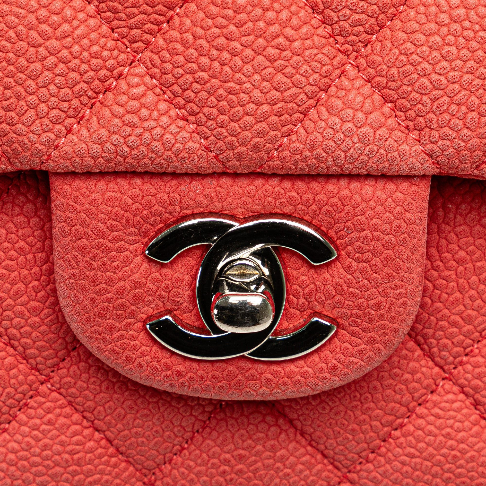 Chanel Chanel Medium Classic Caviar Double Flap Pink Size ONE SIZE - 10 Thumbnail