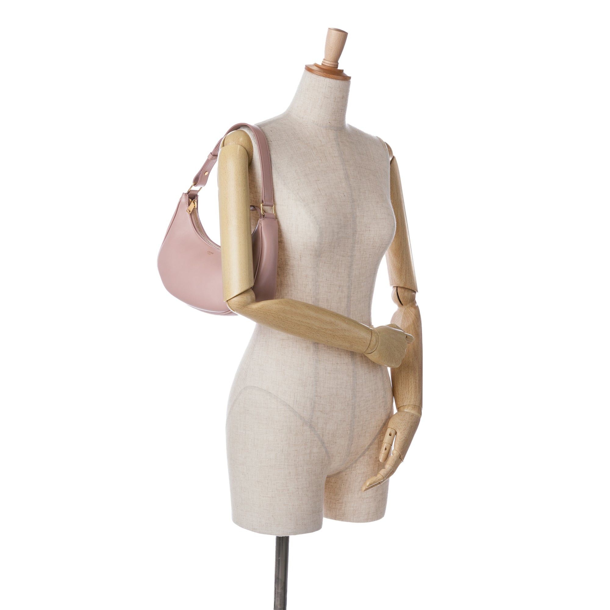 Celine Celine Leather Ava Shoulder Bag Pink Size ONE SIZE - 10 Thumbnail