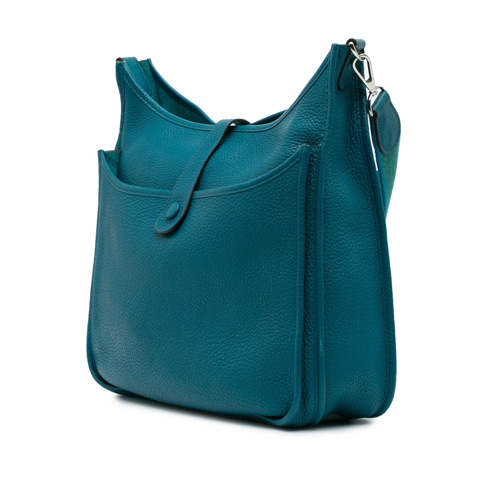 Hermes Hermès Clemence Evelyne III PM Blue Size ONE SIZE - 2 Thumbnail