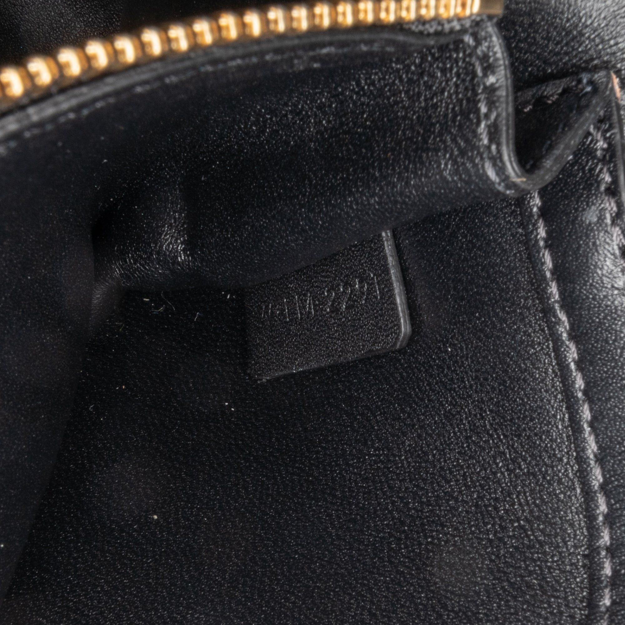 Celine Celine Triomphe Calfskin Leather Chain Shoulder Bag Black Size ONE SIZE - 6 Thumbnail