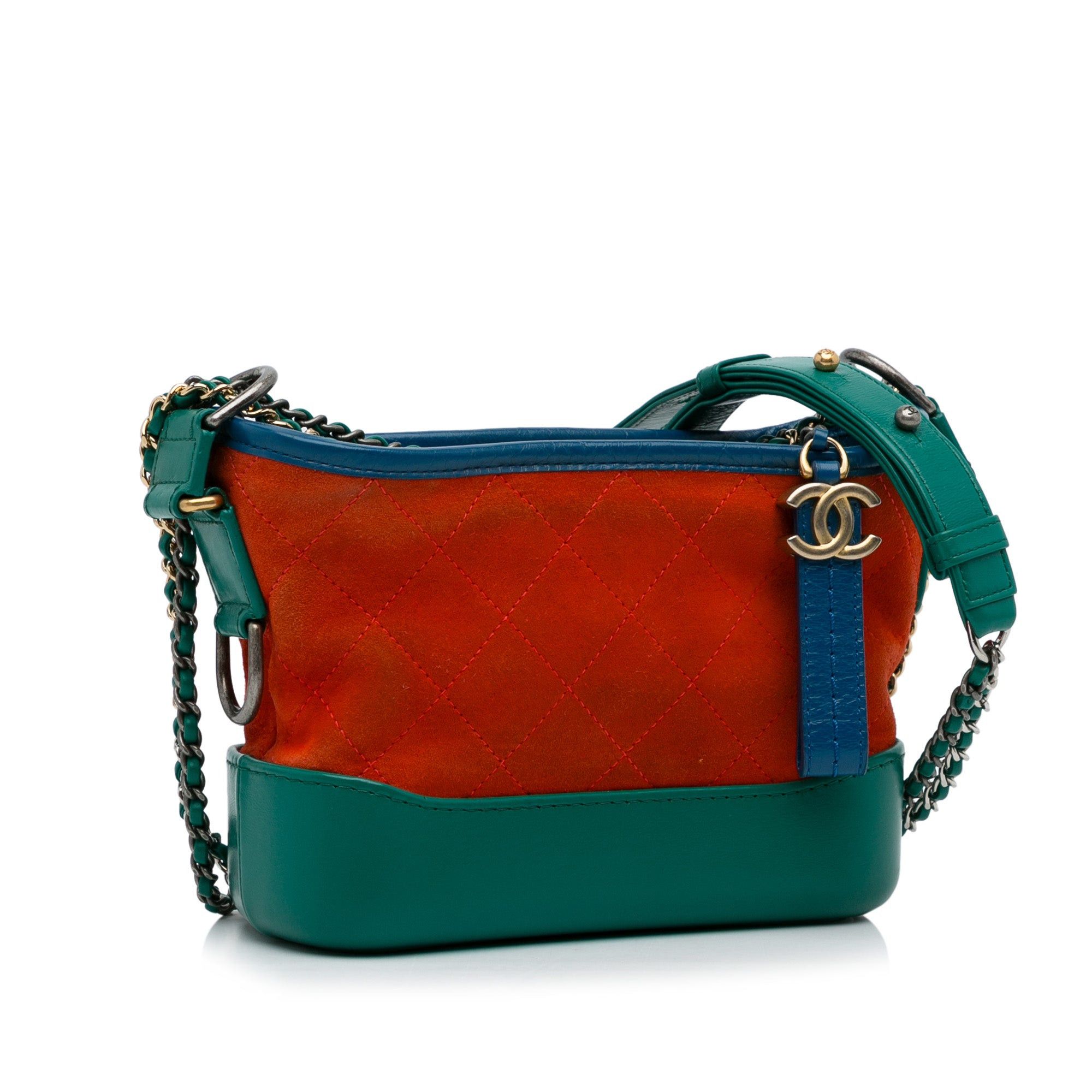Chanel Chanel Small Suede Gabrielle Crossbody Orange Size ONE SIZE - 2 Thumbnail