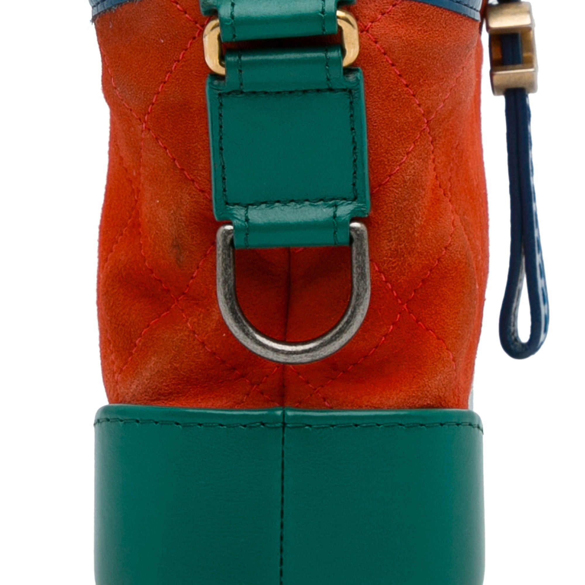 Chanel Chanel Small Suede Gabrielle Crossbody Orange Size ONE SIZE - 10 Thumbnail