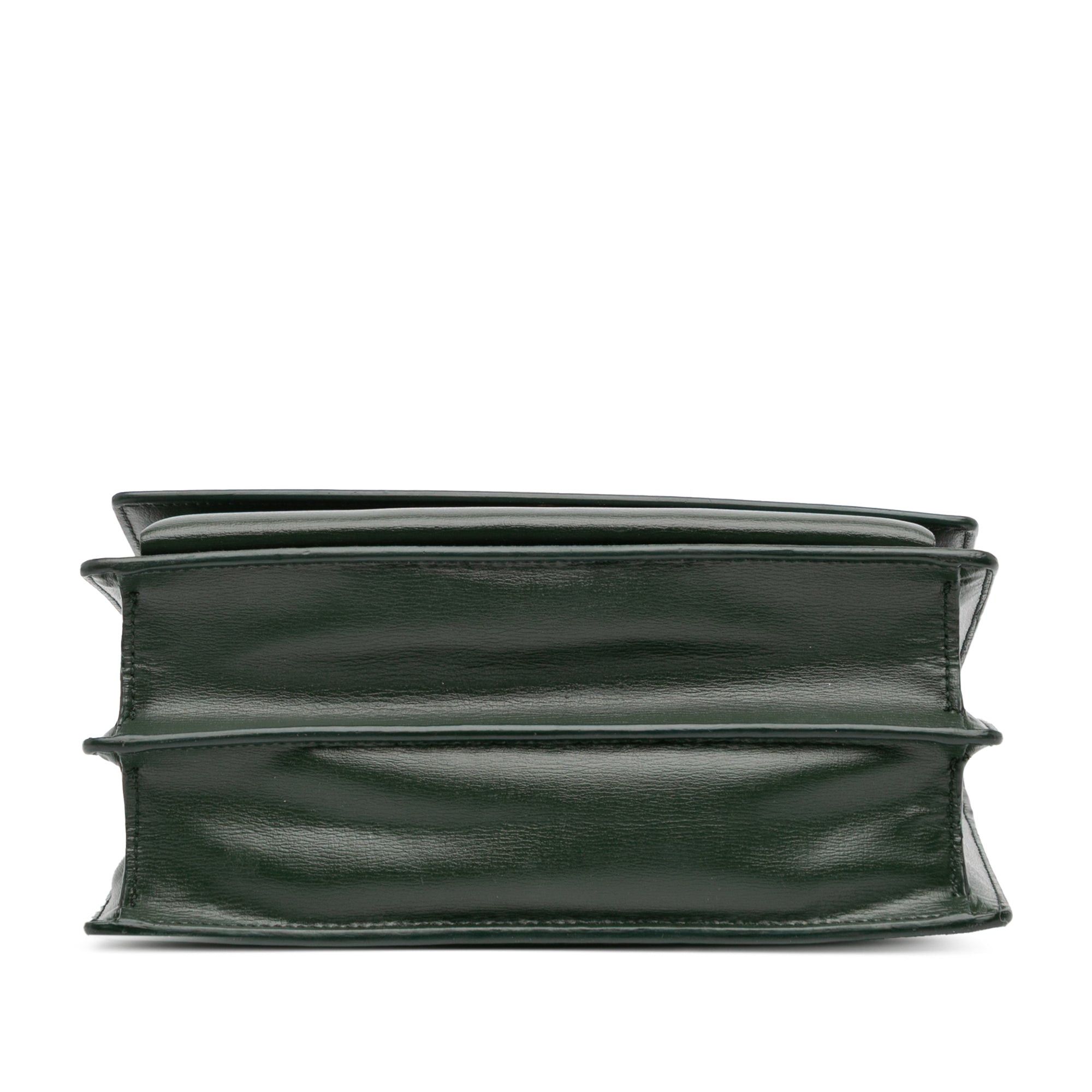 Saint Laurent Paris Saint Laurent Medium Leather Monogram Sunset Crossbody Green Size ONE SIZE - 3 Thumbnail