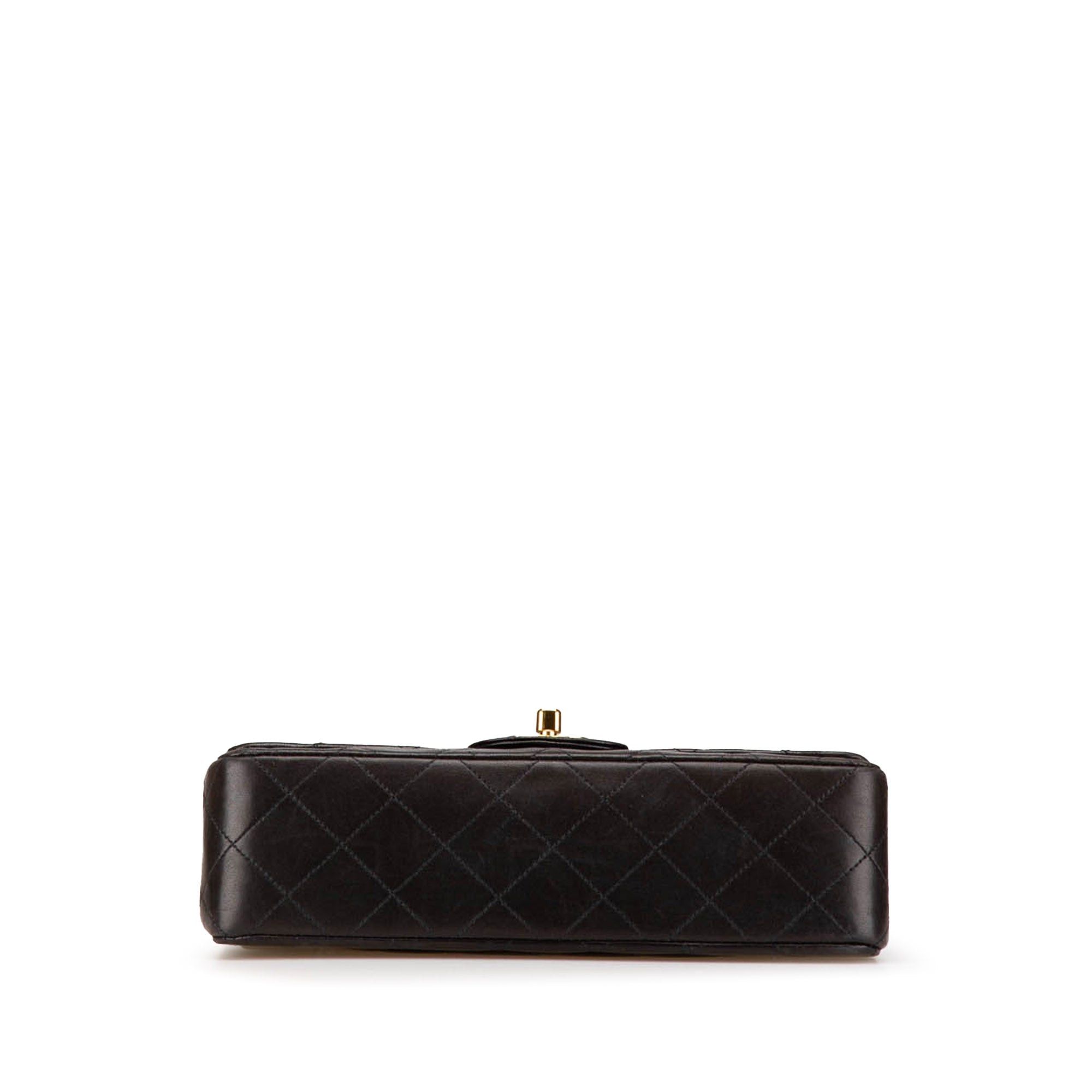 Chanel Chanel Small Classic Lambskin Double Flap Black Size ONE SIZE - 3 Thumbnail