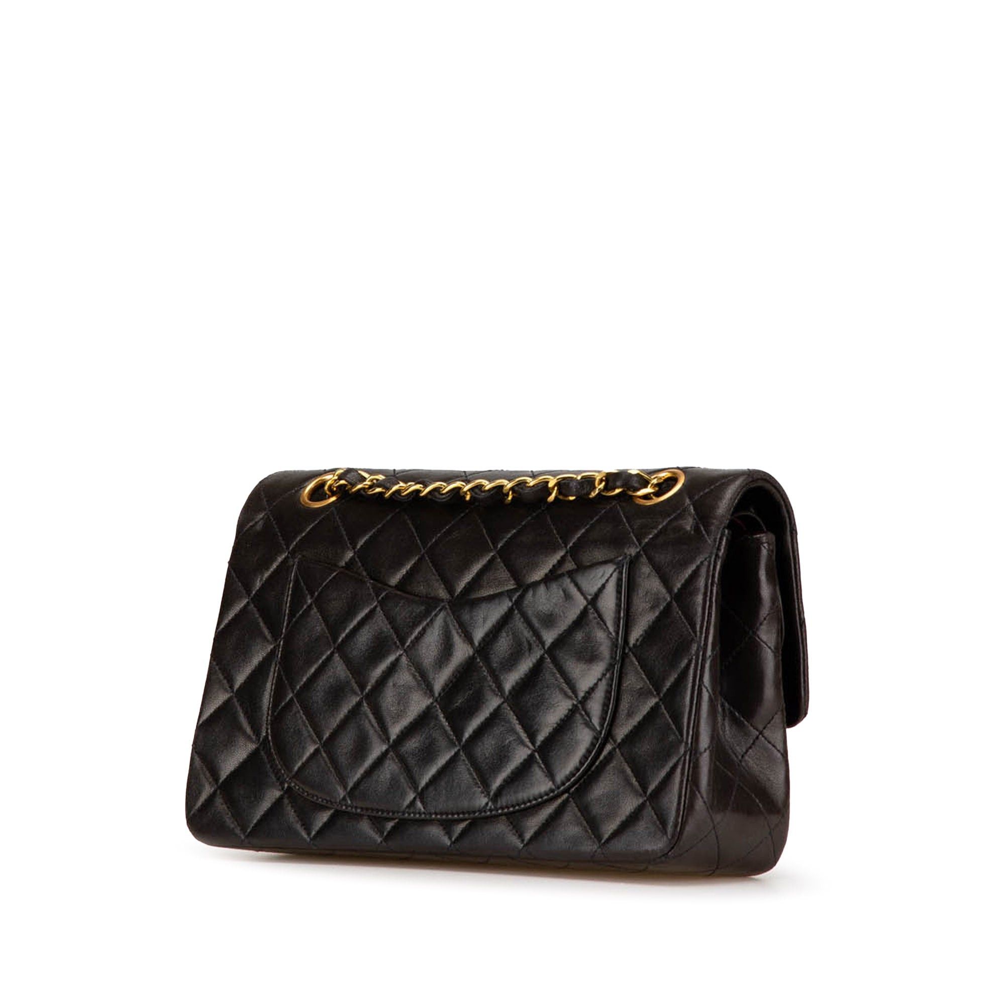Chanel Chanel Small Classic Lambskin Double Flap Black Size ONE SIZE - 2 Thumbnail