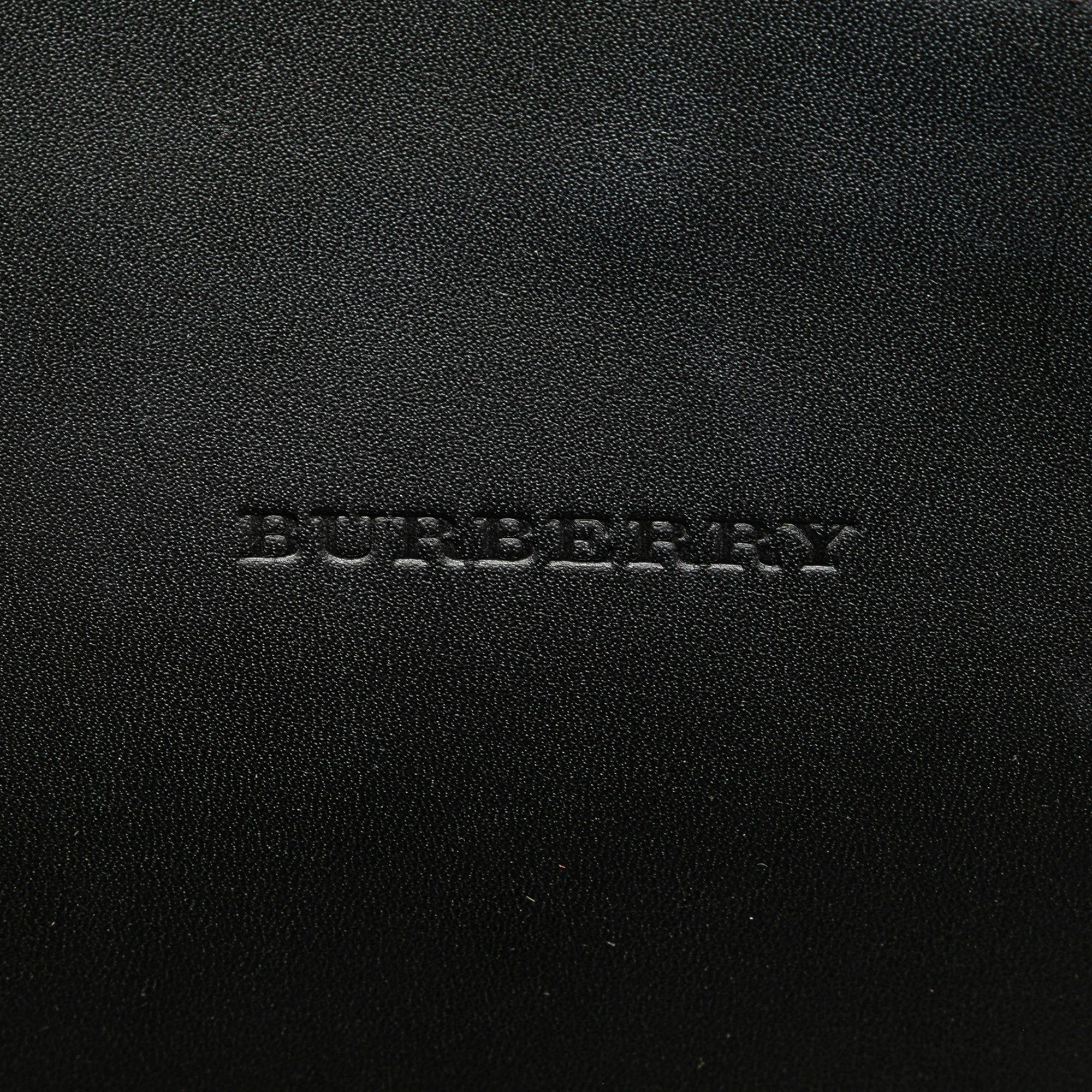 Burberry Burberry Leather Dome Handbag Black Size ONE SIZE - 6 Thumbnail
