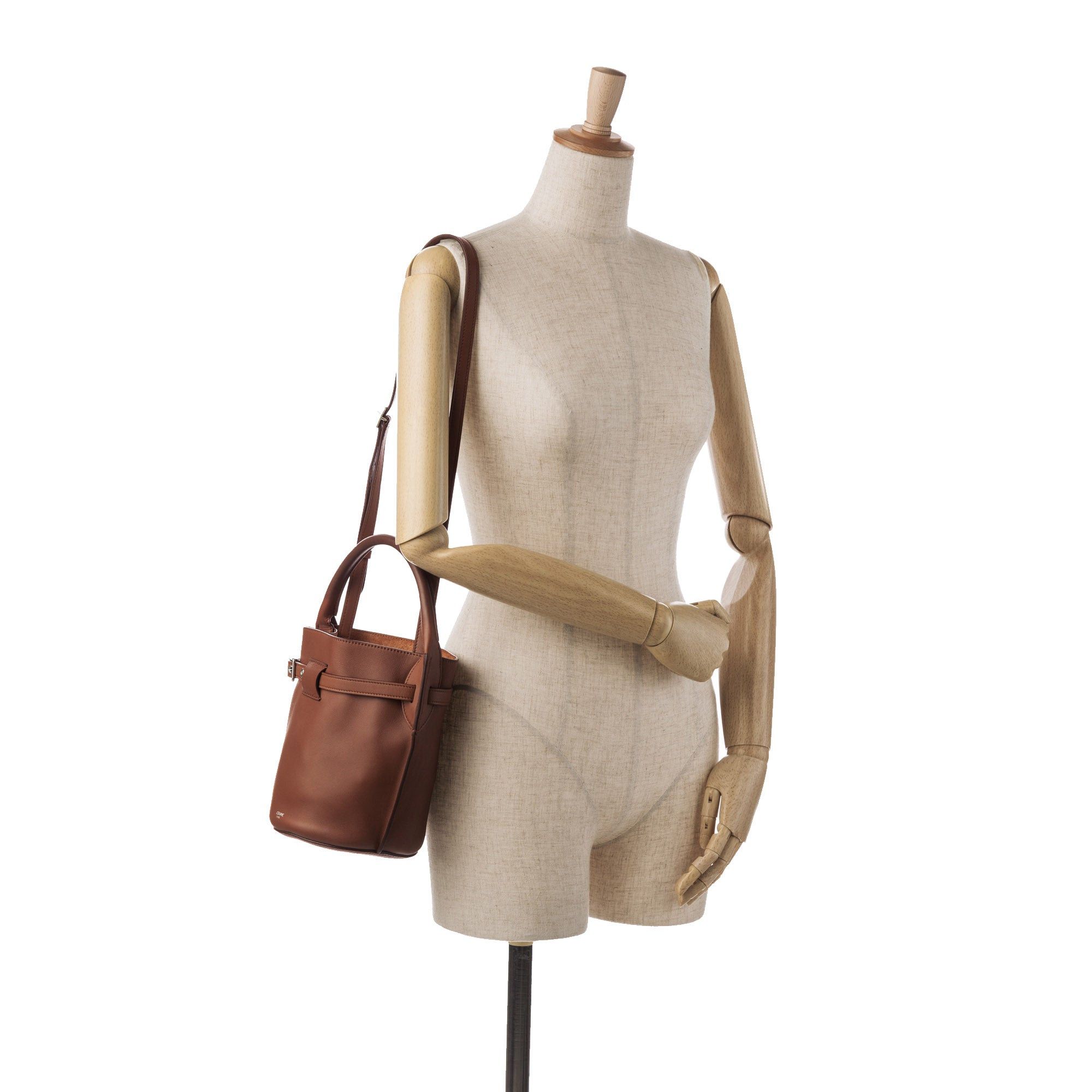 Celine Celine Nano Big Bucket Bag Brown Size ONE SIZE - 14 Thumbnail