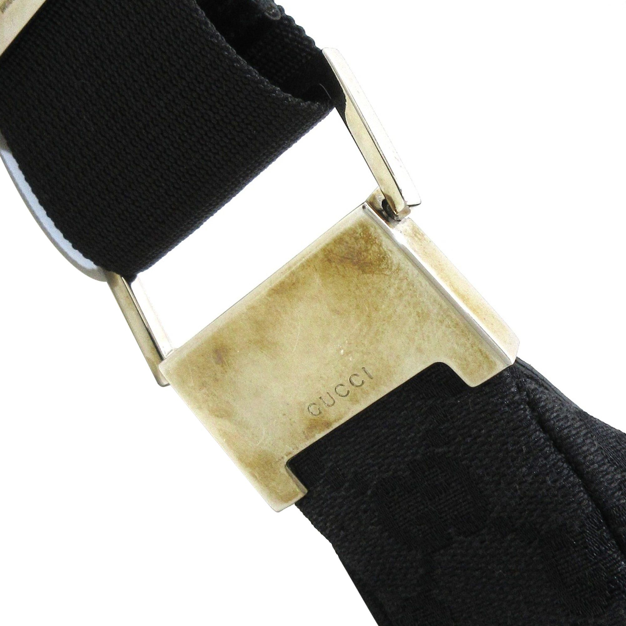 Gucci Gucci GG Canvas Crossbody Black Size ONE SIZE - 8 Thumbnail