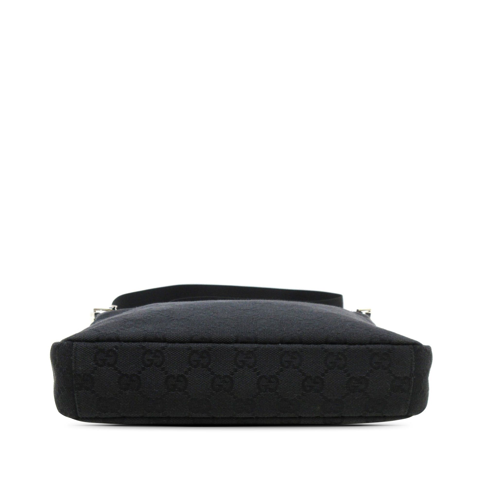 Gucci Gucci GG Canvas Crossbody Black Size ONE SIZE - 4 Thumbnail