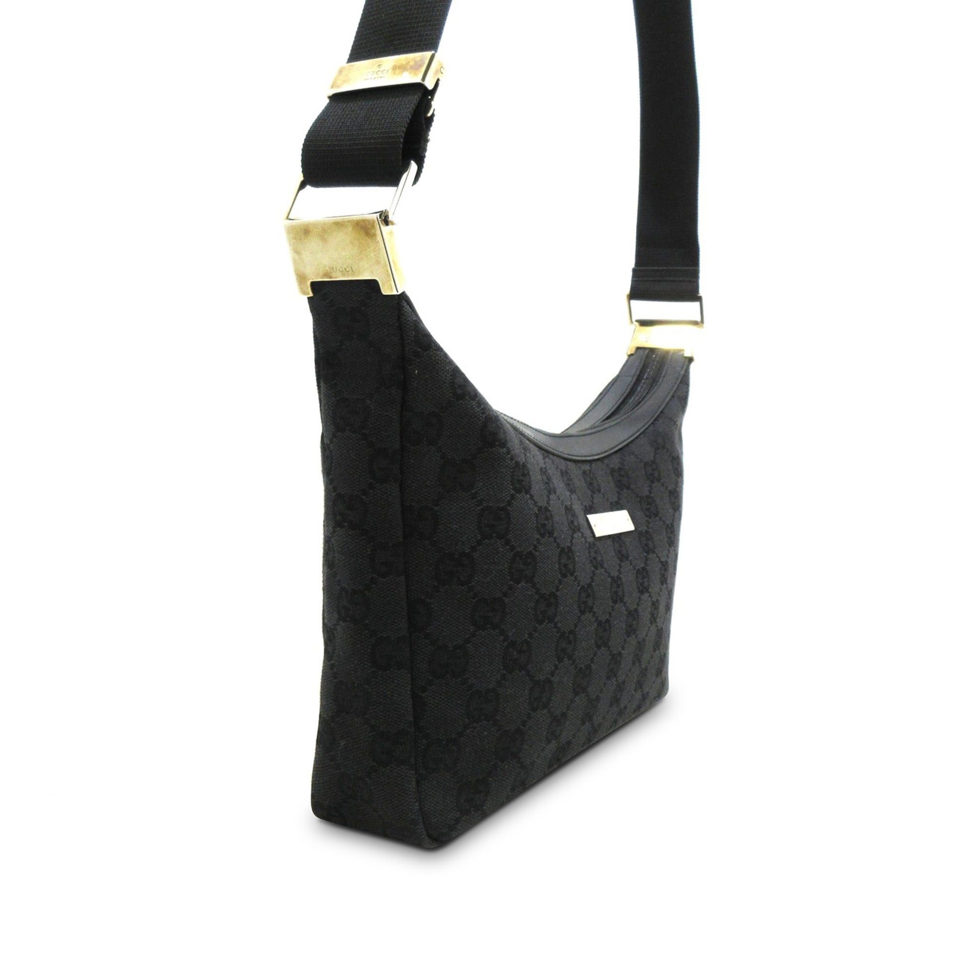Gucci Gucci GG Canvas Crossbody Black Size ONE SIZE - 2 Thumbnail