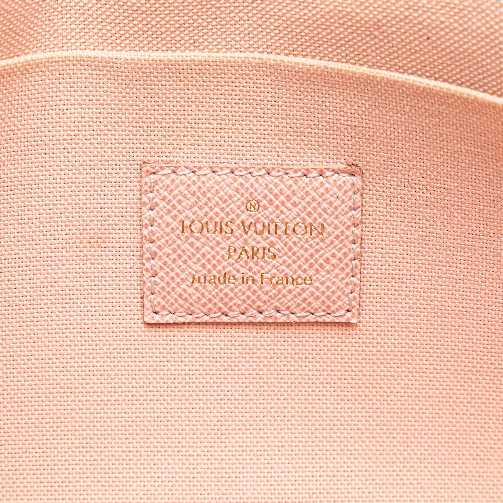Louis Vuitton Louis Vuitton Damier Azur Felicie Pochette White Size ONE SIZE - 8 Thumbnail