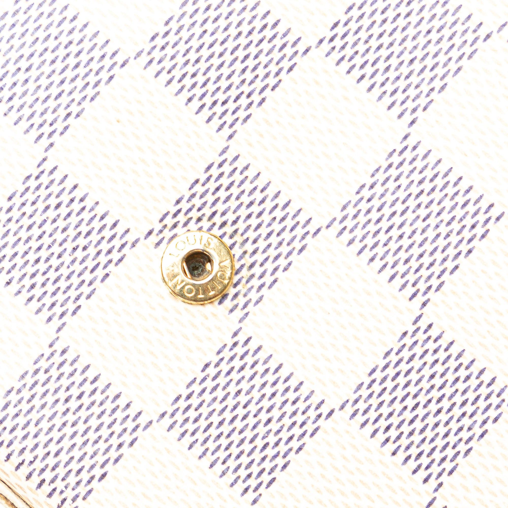 Louis Vuitton Louis Vuitton Damier Azur Felicie Pochette White Size ONE SIZE - 11 Thumbnail