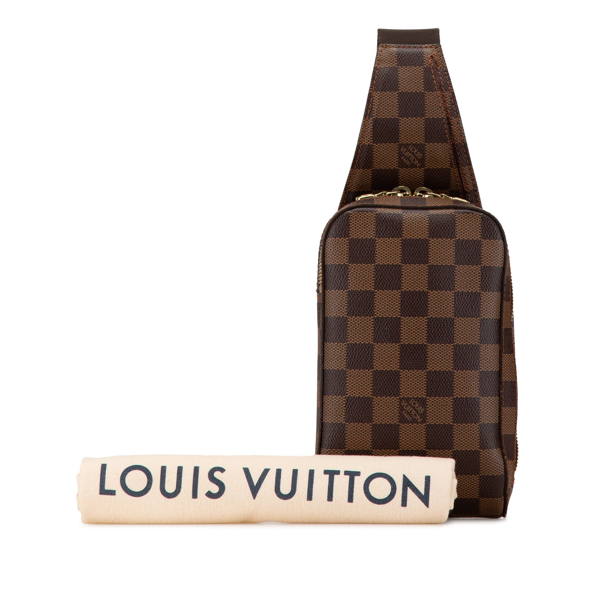 Louis Vuitton Louis Vuitton Damier Ebene Geronimos Brown Size ONE SIZE - 10 Thumbnail