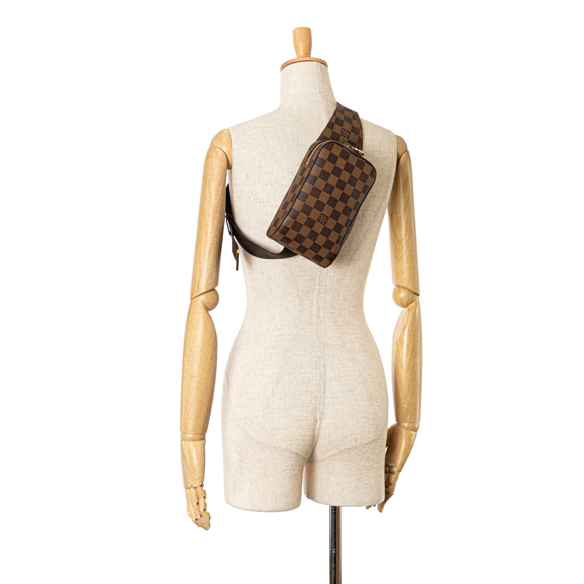 Louis Vuitton Louis Vuitton Damier Ebene Geronimos Brown Size ONE SIZE - 9 Thumbnail