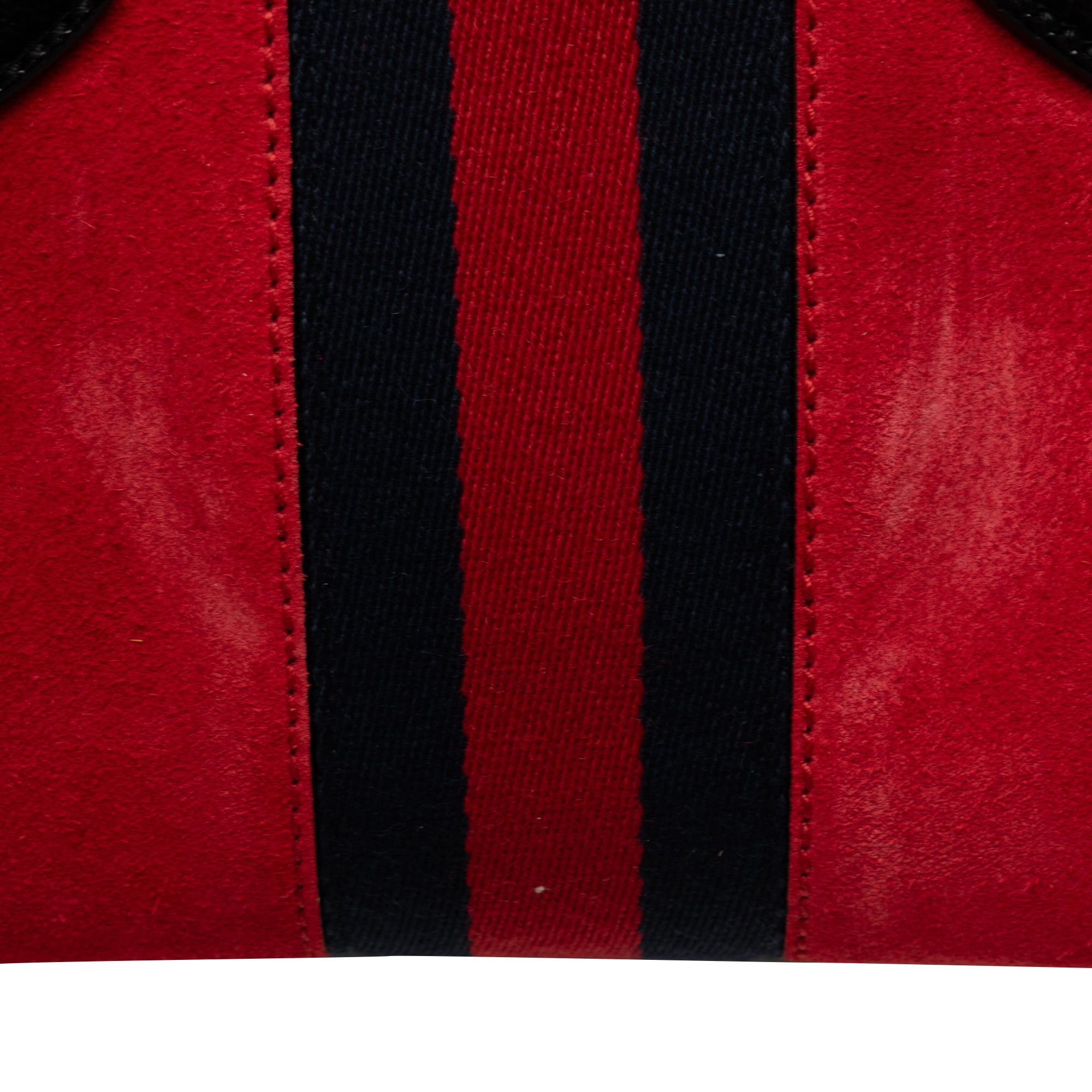 Gucci Gucci Small Suede Ophidia Satchel Red Size ONE SIZE - 9 Thumbnail