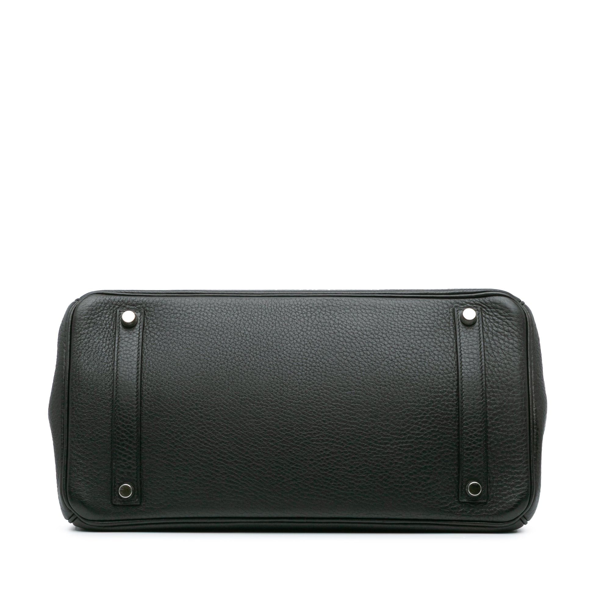 Hermes Hermès Clemence Birkin Retourne 35 Black Size ONE SIZE - 3 Thumbnail