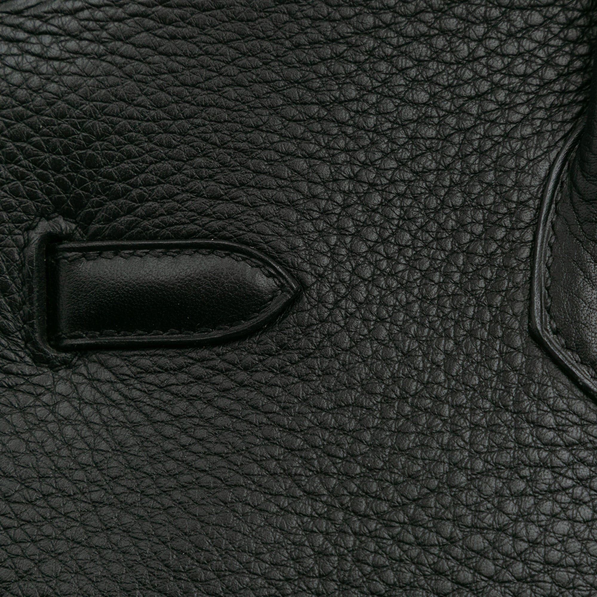 Hermes Hermès Clemence Birkin Retourne 35 Black Size ONE SIZE - 8 Thumbnail