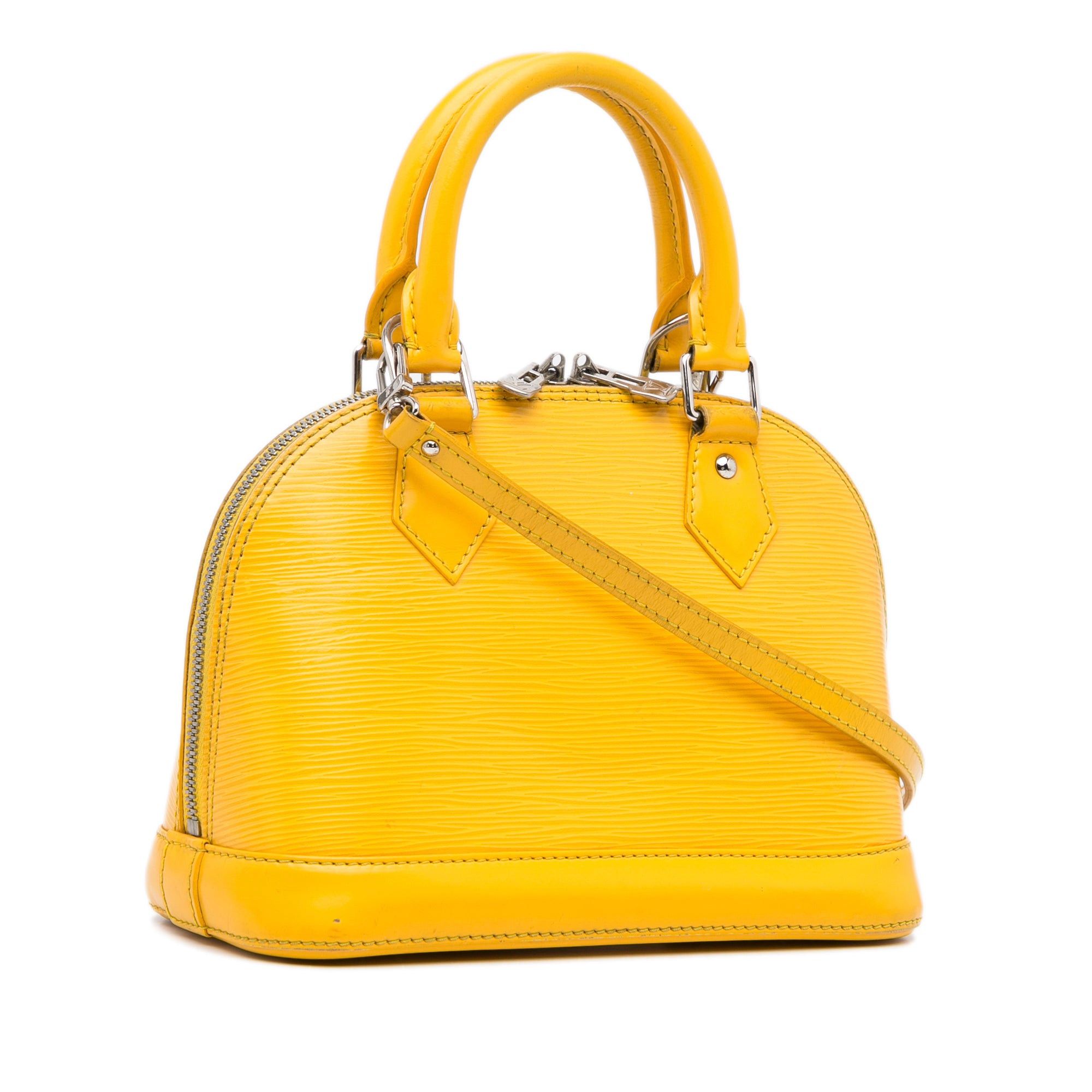 Louis Vuitton Louis Vuitton Epi Alma BB Yellow Size ONE SIZE - 2 Thumbnail