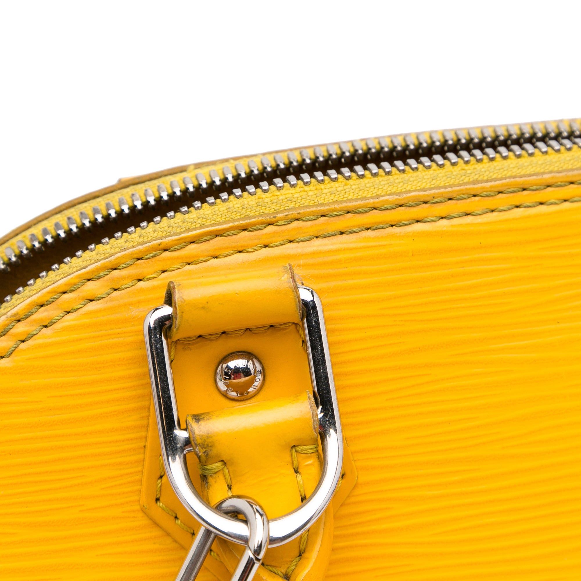 Louis Vuitton Louis Vuitton Epi Alma BB Yellow Size ONE SIZE - 11 Thumbnail