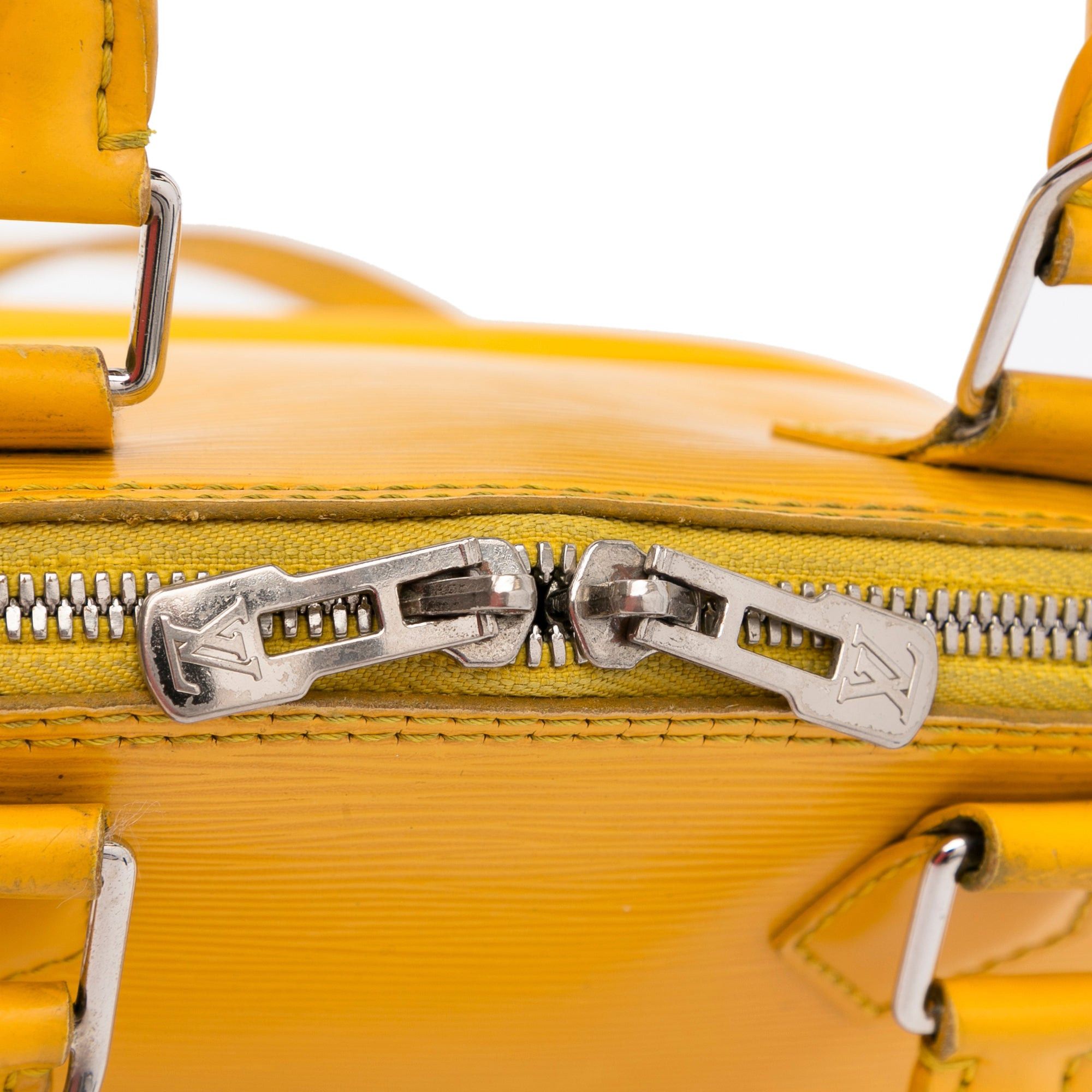 Louis Vuitton Louis Vuitton Epi Alma BB Yellow Size ONE SIZE - 8 Thumbnail