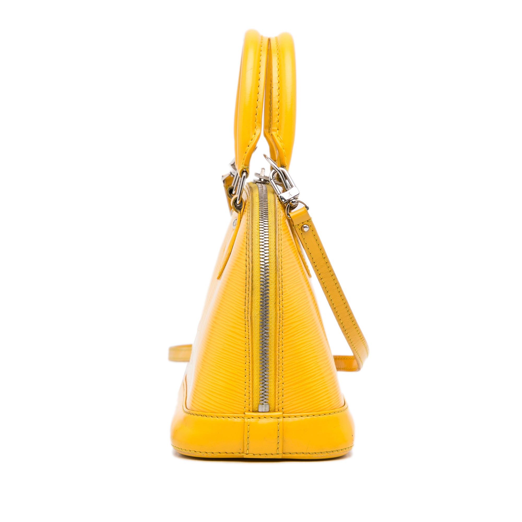 Louis Vuitton Louis Vuitton Epi Alma BB Yellow Size ONE SIZE - 4 Thumbnail