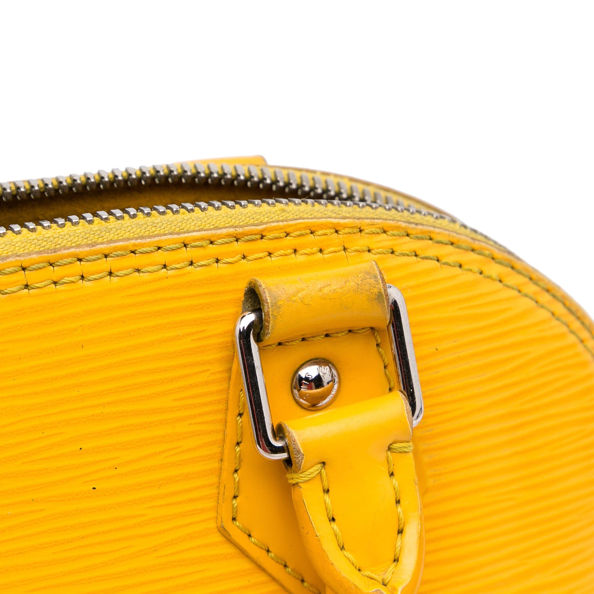 Louis Vuitton Louis Vuitton Epi Alma BB Yellow Size ONE SIZE - 10 Thumbnail