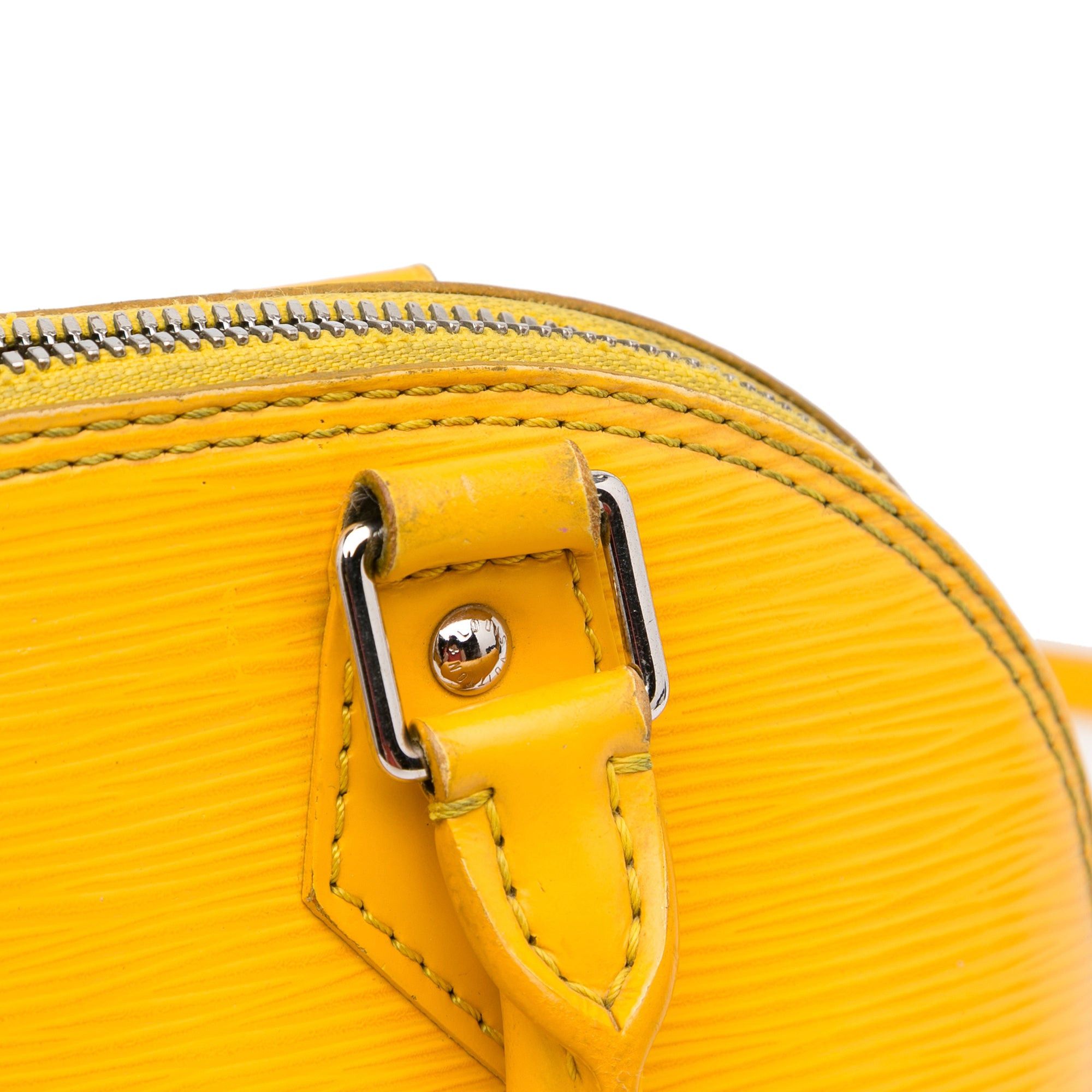 Louis Vuitton Louis Vuitton Epi Alma BB Yellow Size ONE SIZE - 12 Thumbnail