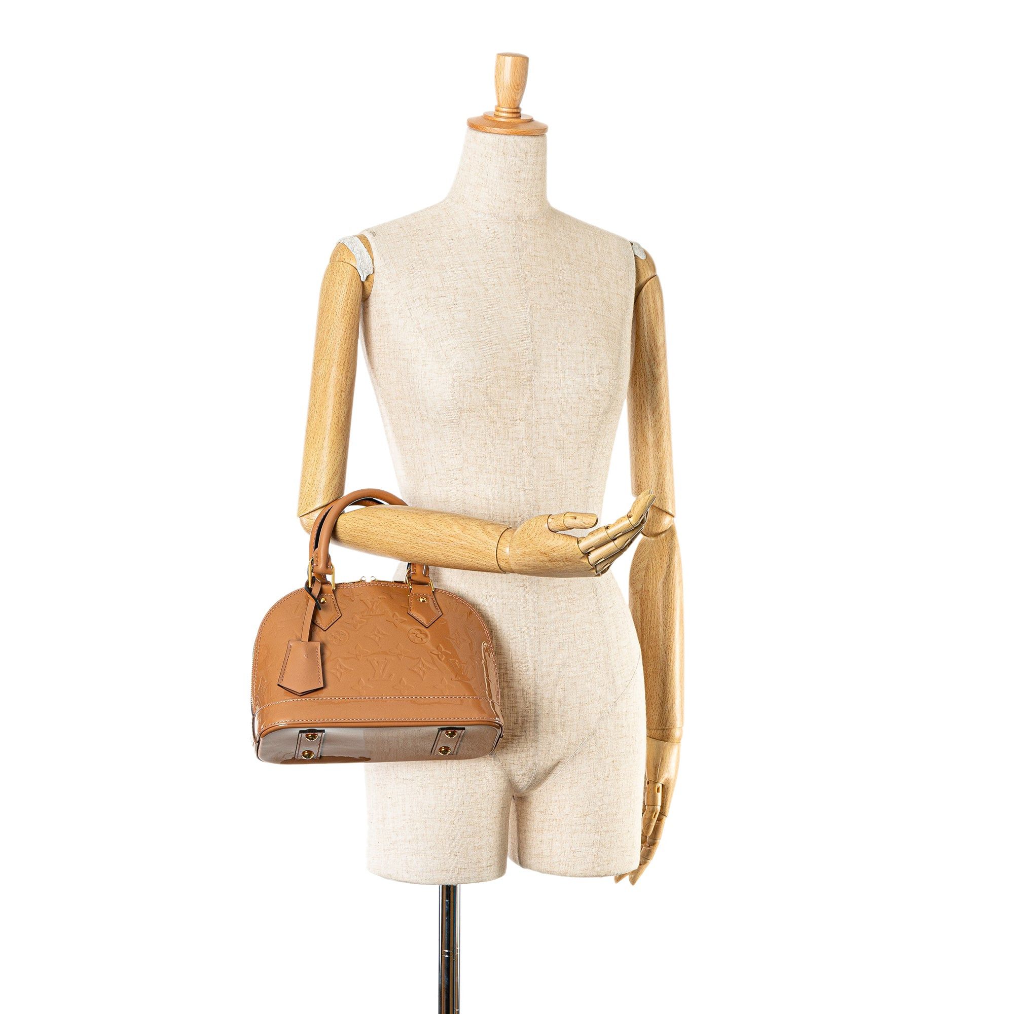 Louis Vuitton Louis Vuitton Monogram Vernis Alma BB Brown Size ONE SIZE - 7 Thumbnail