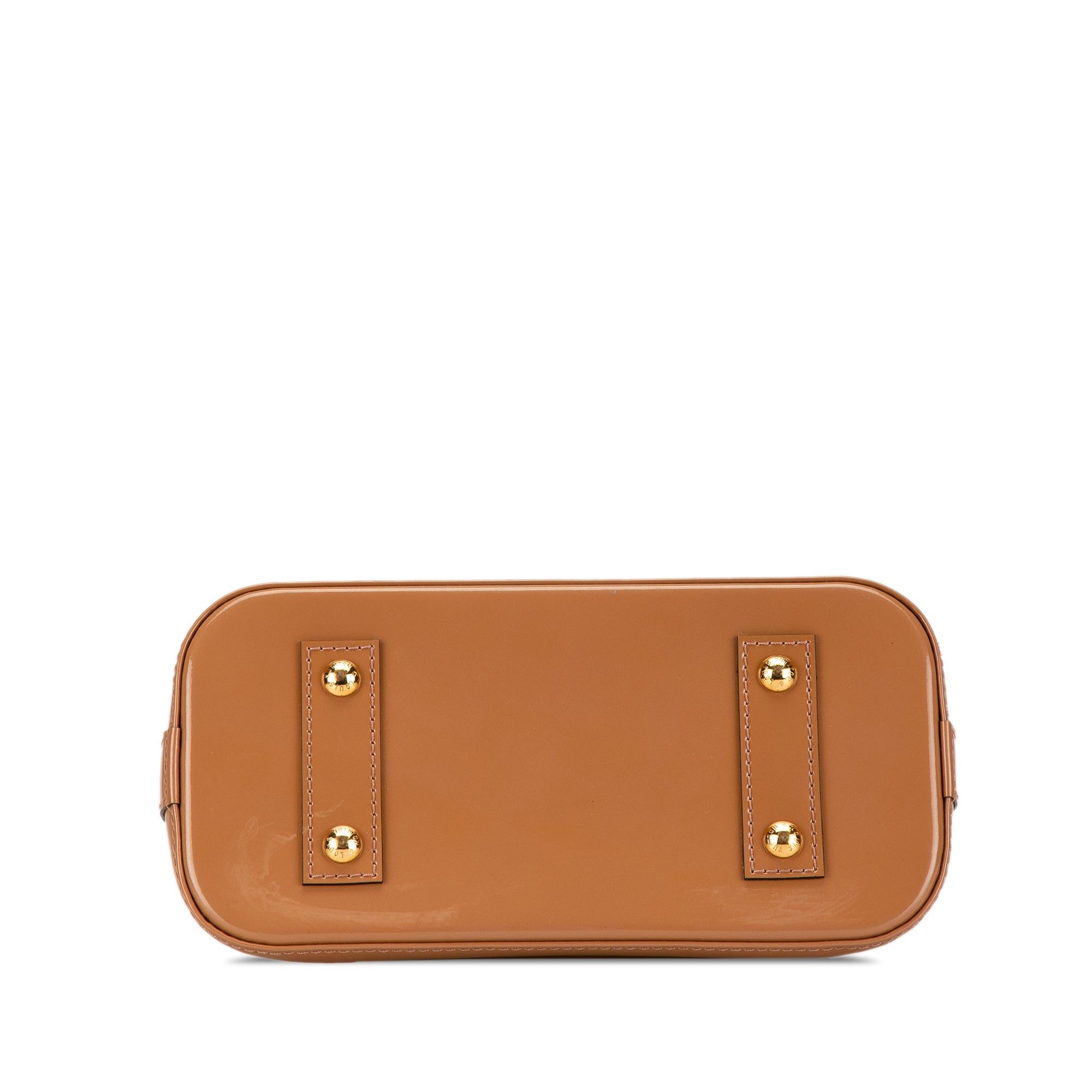 Louis Vuitton Louis Vuitton Monogram Vernis Alma BB Brown Size ONE SIZE - 3 Thumbnail
