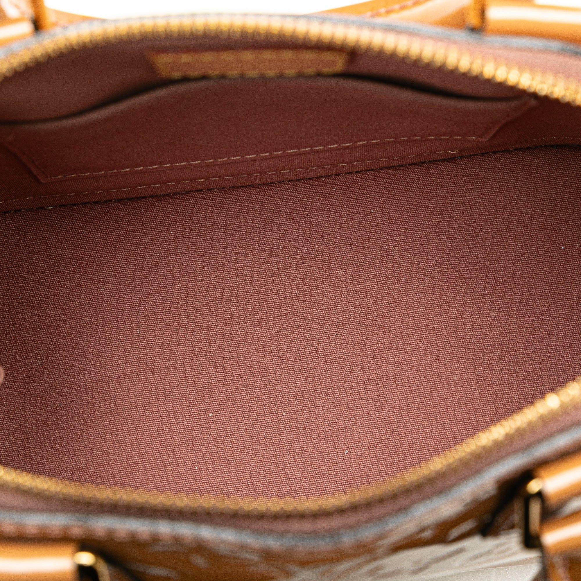 Louis Vuitton Louis Vuitton Monogram Vernis Alma BB Brown Size ONE SIZE - 4 Thumbnail