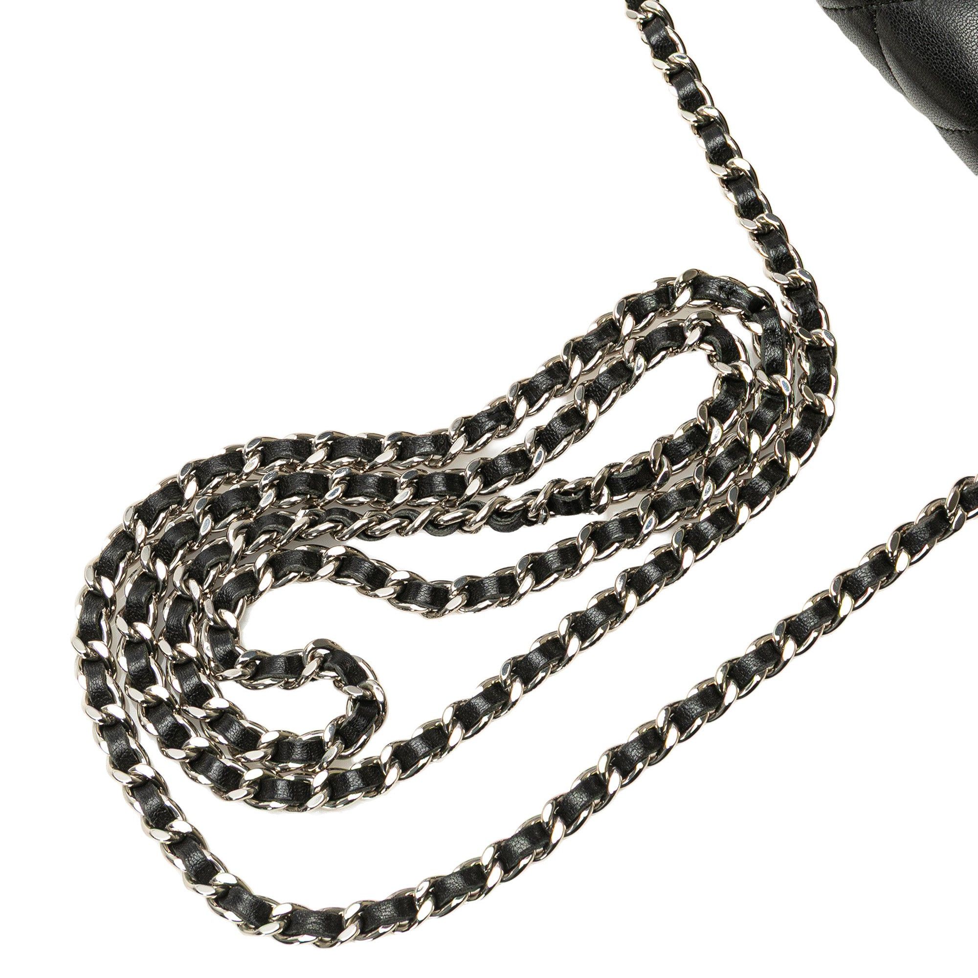 Chanel Chanel CC Quilted Lambskin Wallet On Chain Black Size ONE SIZE - 11 Thumbnail