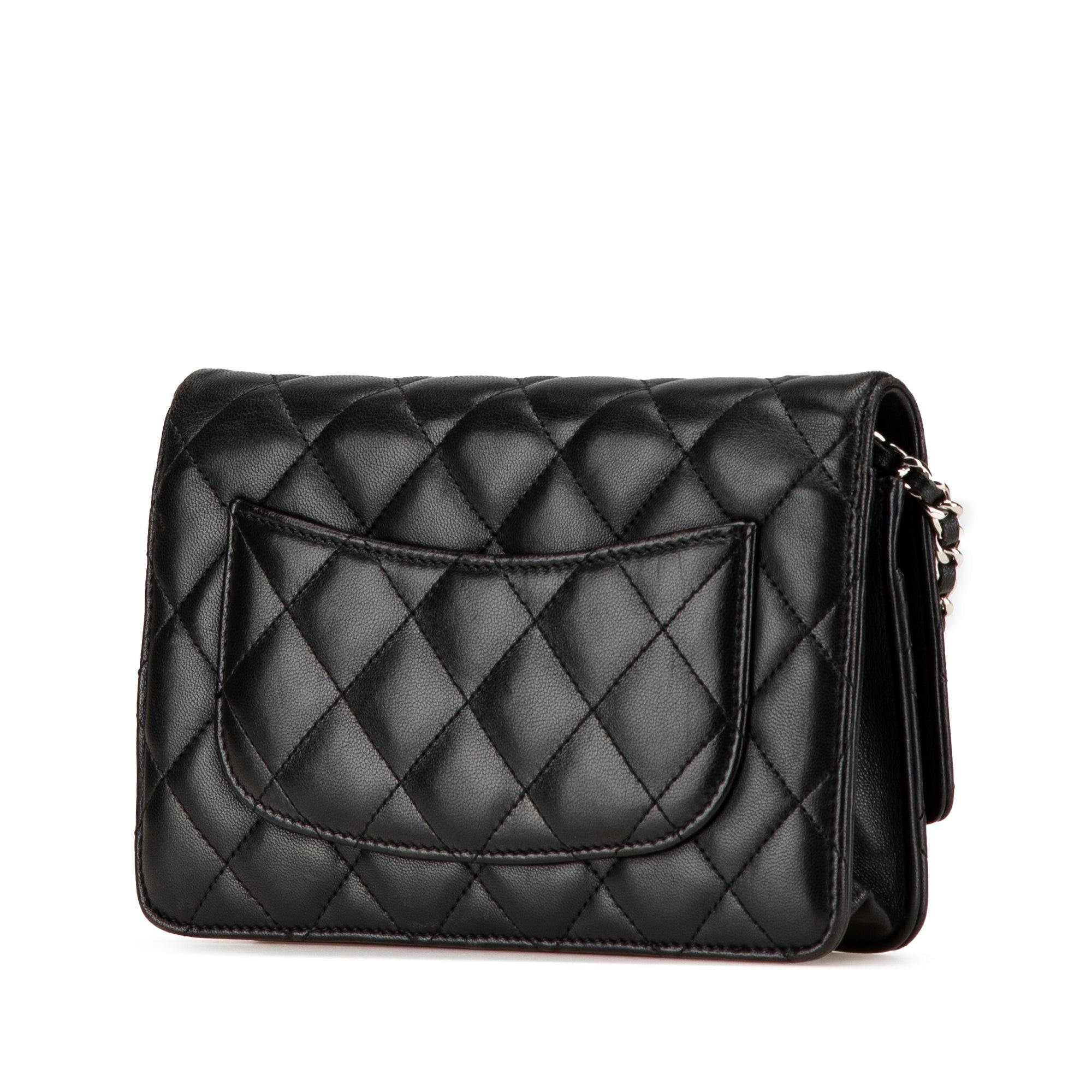 Chanel Chanel CC Quilted Lambskin Wallet On Chain Black Size ONE SIZE - 2 Thumbnail
