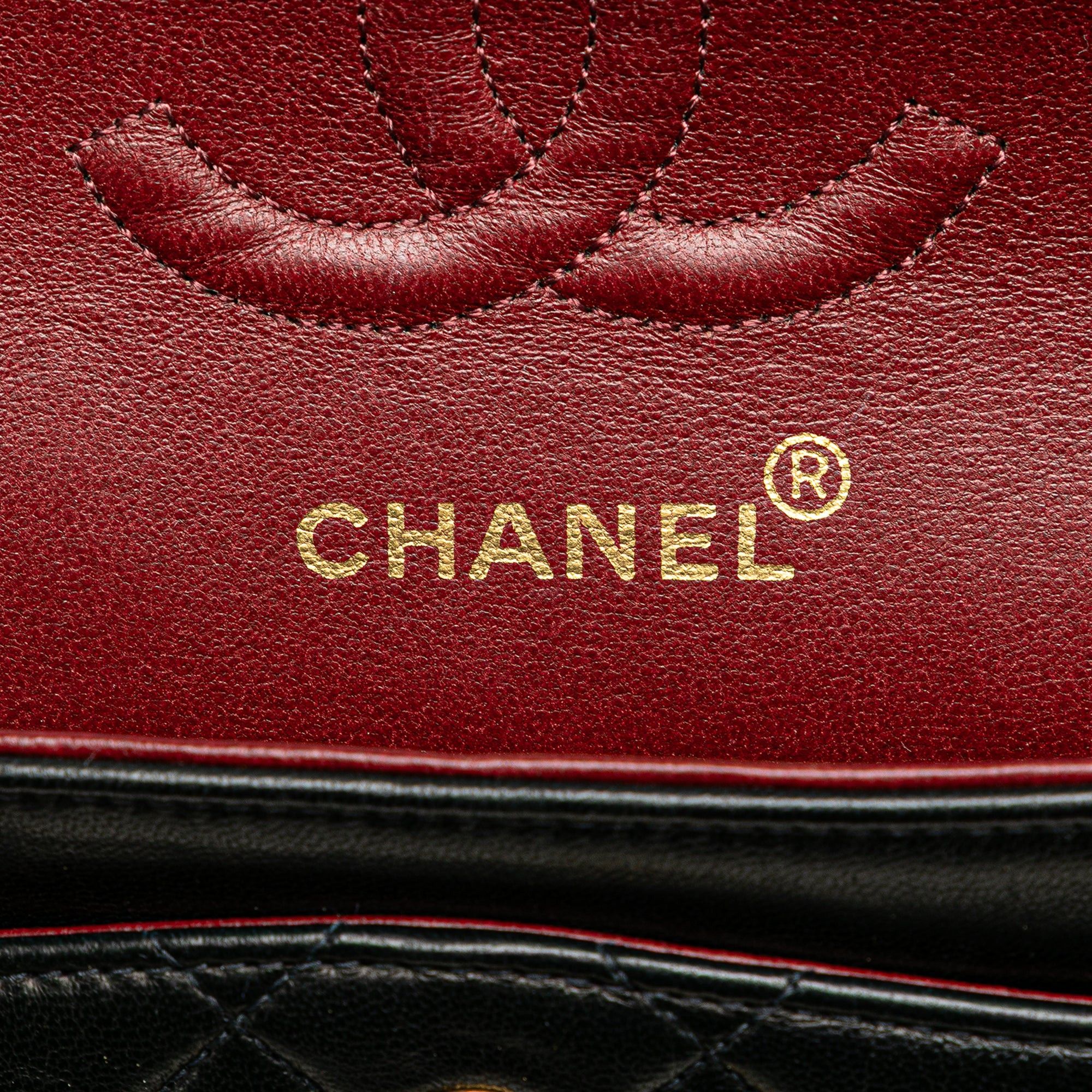 Chanel Chanel Small Classic Lambskin Double Flap Black Size ONE SIZE - 5 Thumbnail