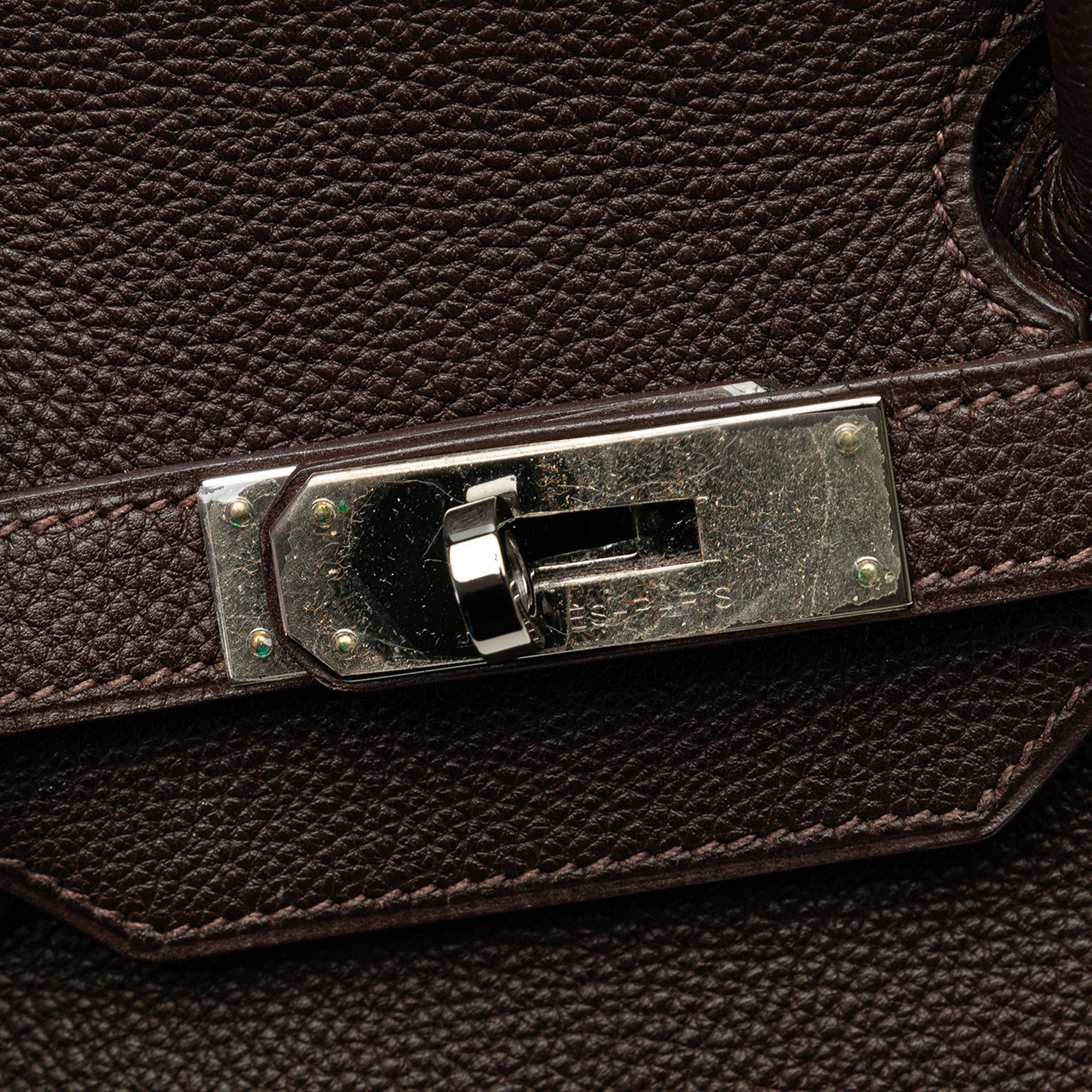Hermes Hermès Special Order Bicolor Togo Verso Birkin Retourne 35 Brown Size ONE SIZE - 9 Thumbnail