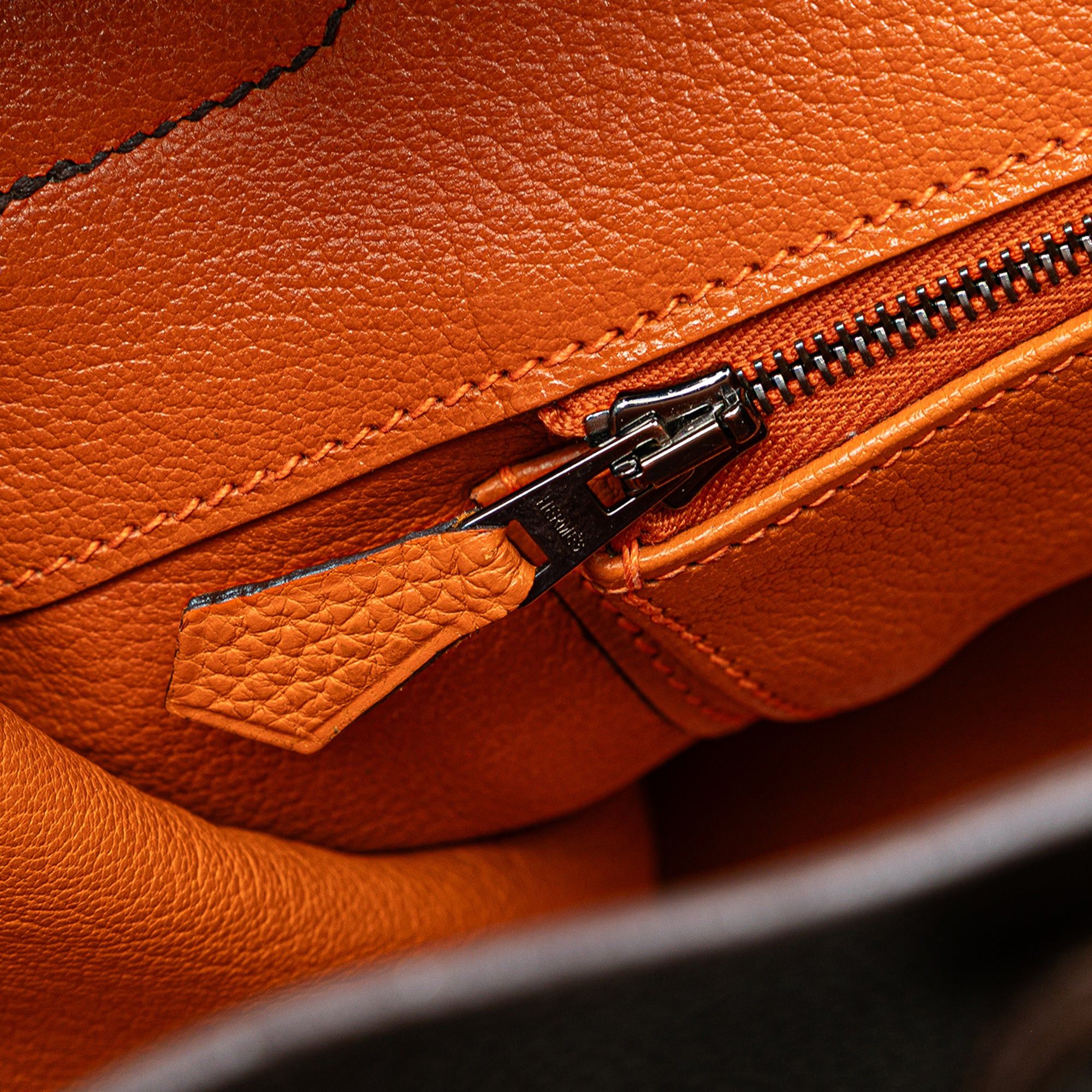 Hermes Hermès Special Order Bicolor Togo Verso Birkin Retourne 35 Brown Size ONE SIZE - 7 Thumbnail
