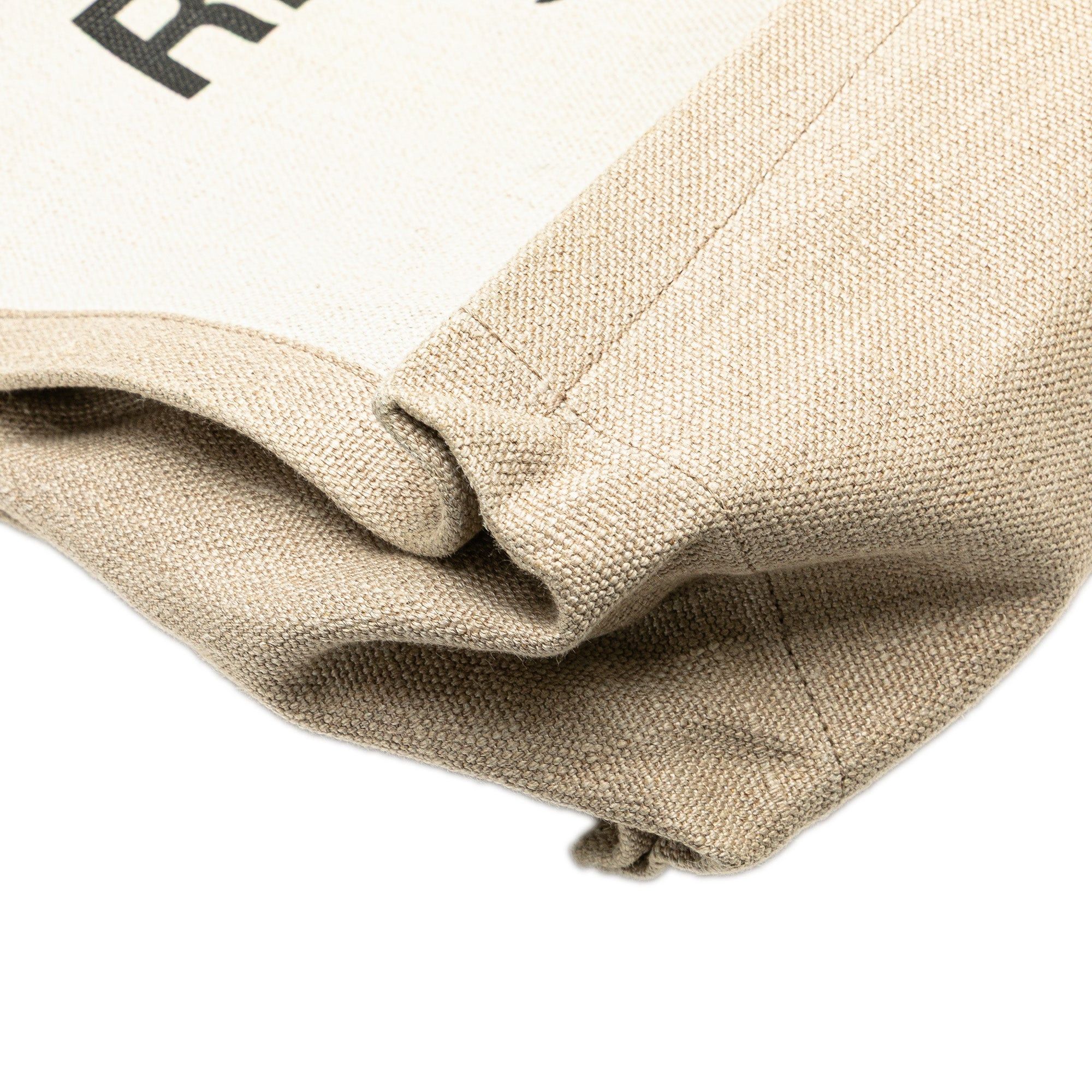 Saint Laurent Paris Saint Laurent Canvas Rive Gauche Tote White Size ONE SIZE - 9 Thumbnail