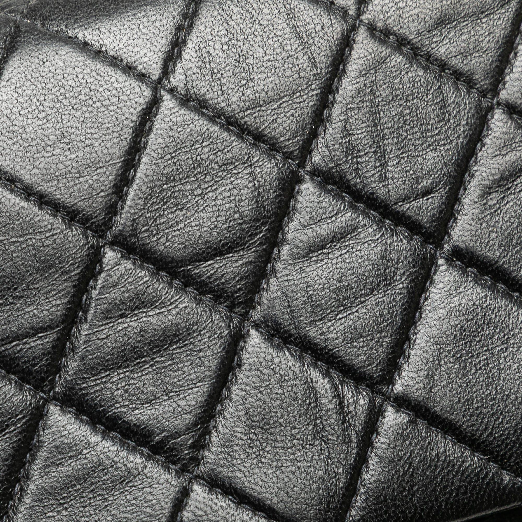 Chanel Chanel Medium Classic Lambskin Double Flap Black Size ONE SIZE - 13 Thumbnail