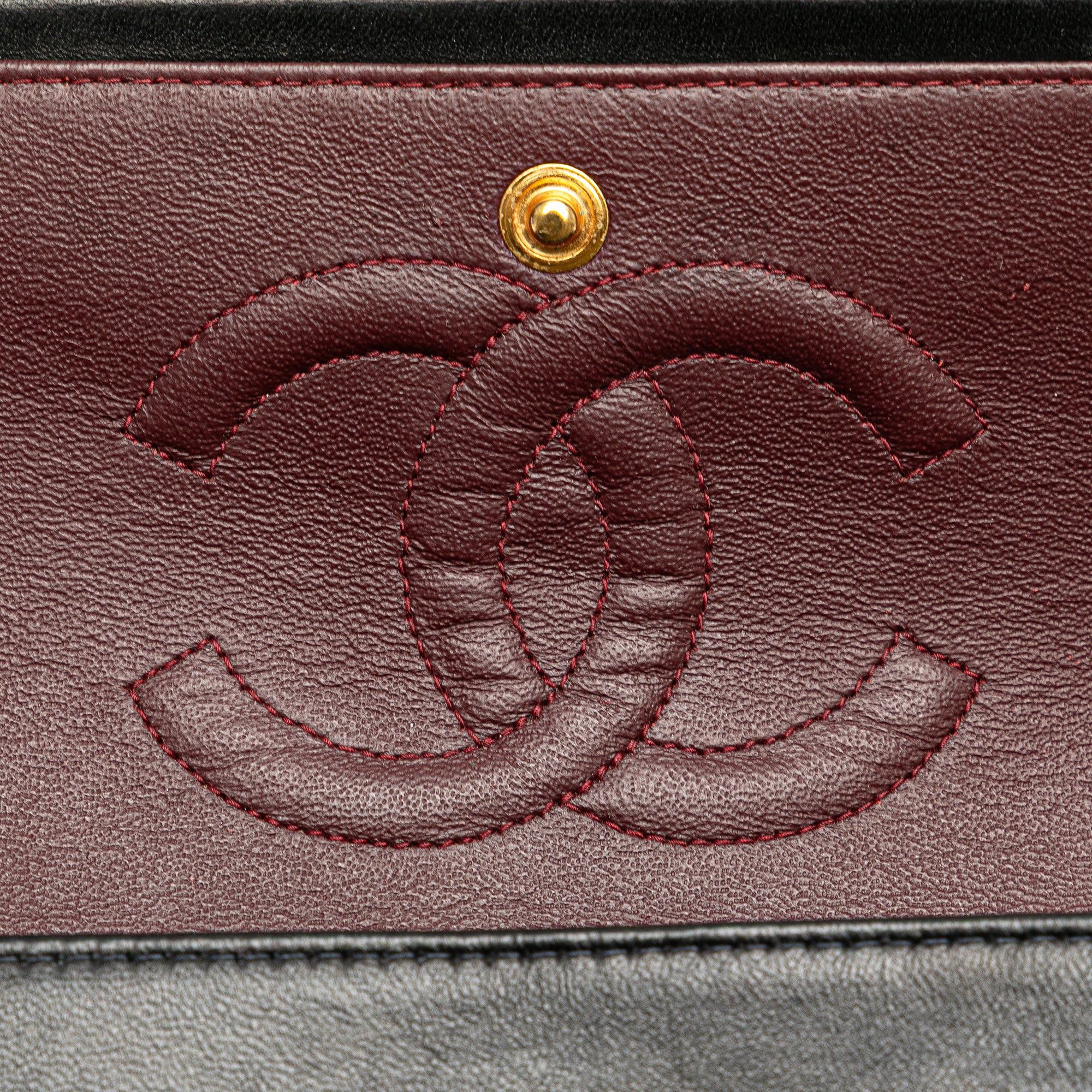 Chanel Chanel Medium Classic Lambskin Double Flap Black Size ONE SIZE - 8 Thumbnail