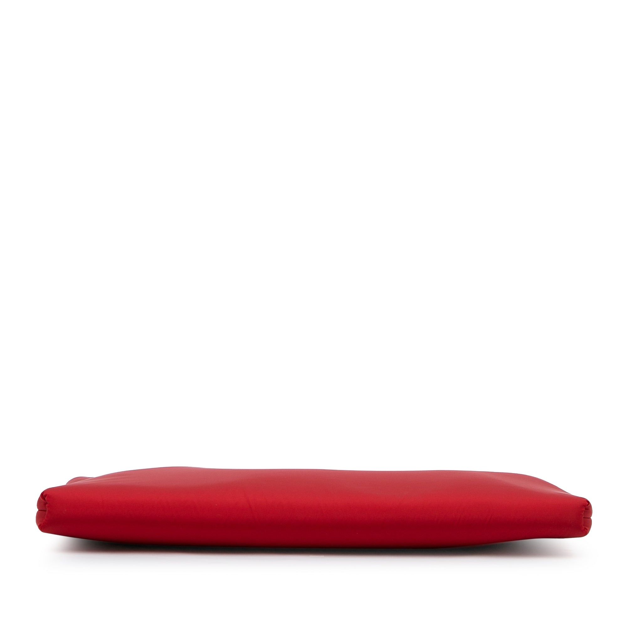 Prada Prada Tessuto Soft Zip Clutch Red Size ONE SIZE - 5 Thumbnail