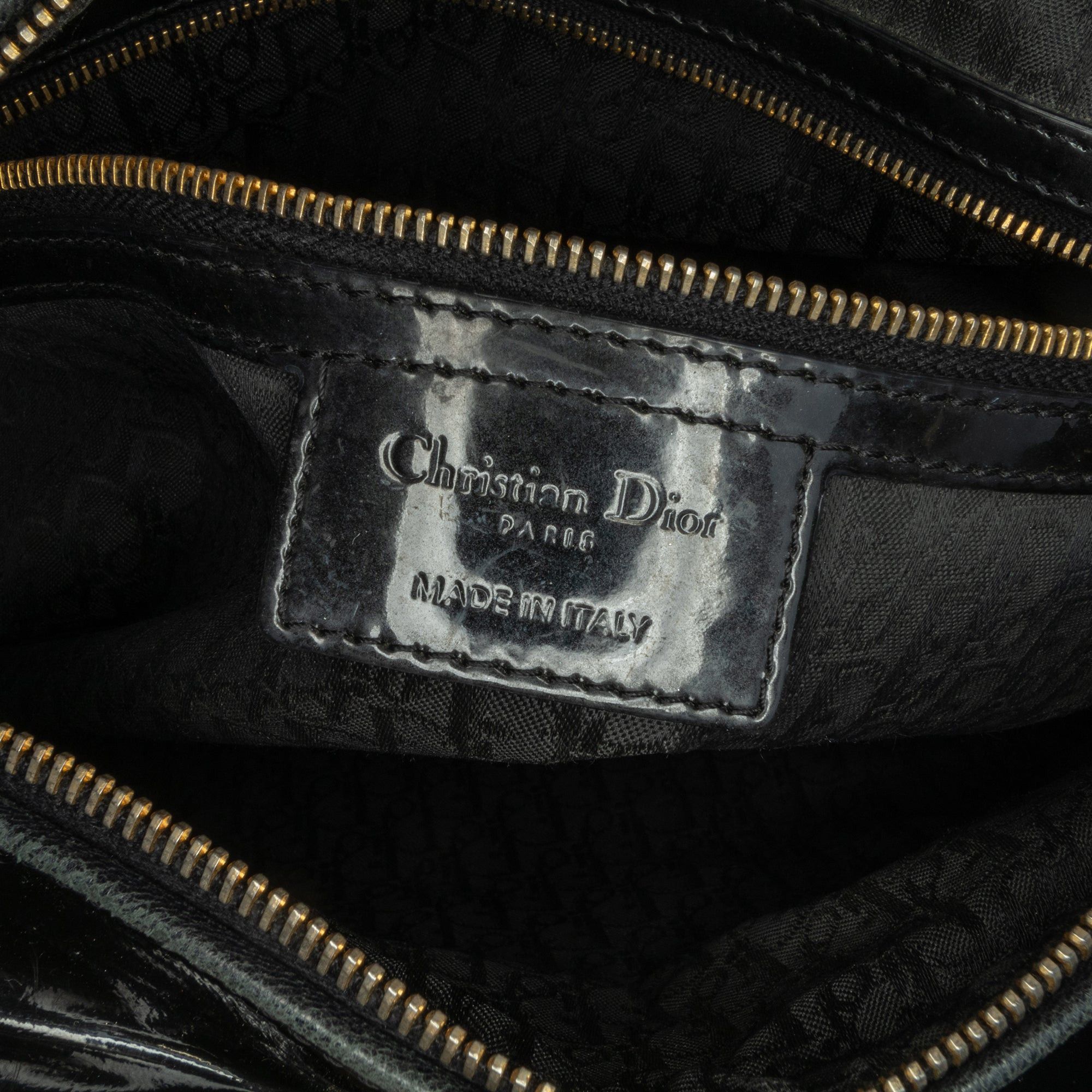 Dior Dior Large Patent Cannage Lady Dior Black Size ONE SIZE - 5 Thumbnail