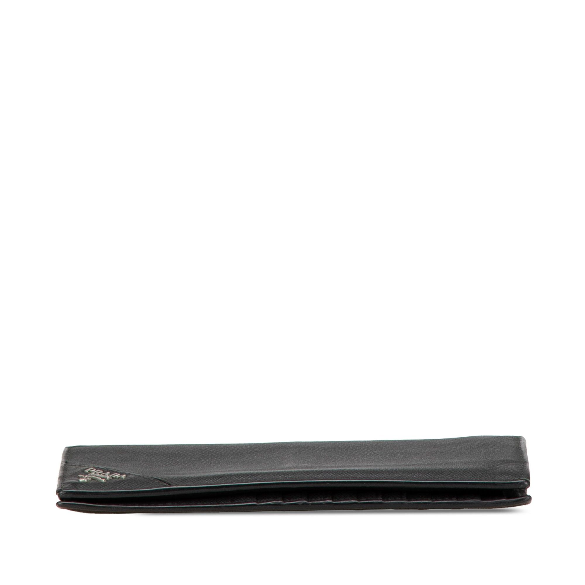 Prada Prada Saffiano Bifold Long Wallet Black Size ONE SIZE - 3 Thumbnail