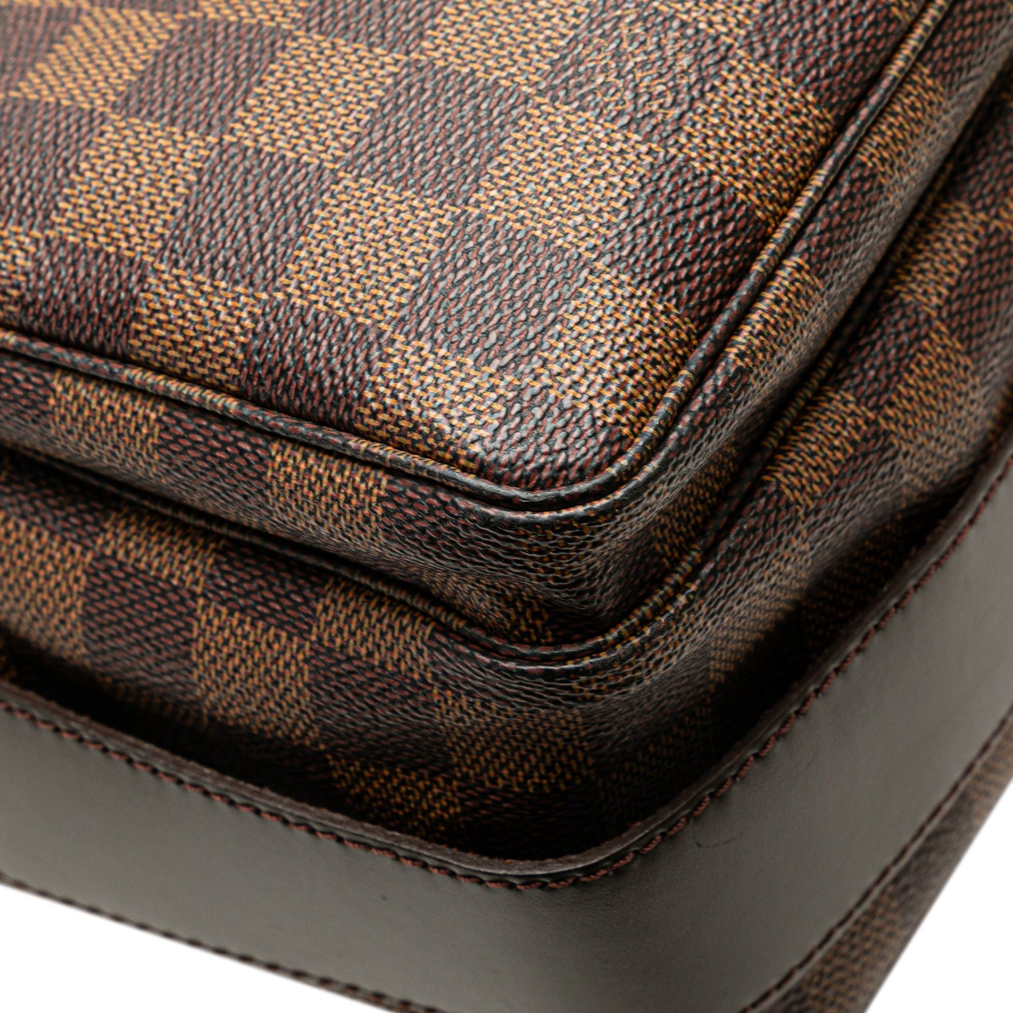 Louis Vuitton Louis Vuitton Damier Ebene Naviglio Brown Size ONE SIZE - 8 Thumbnail