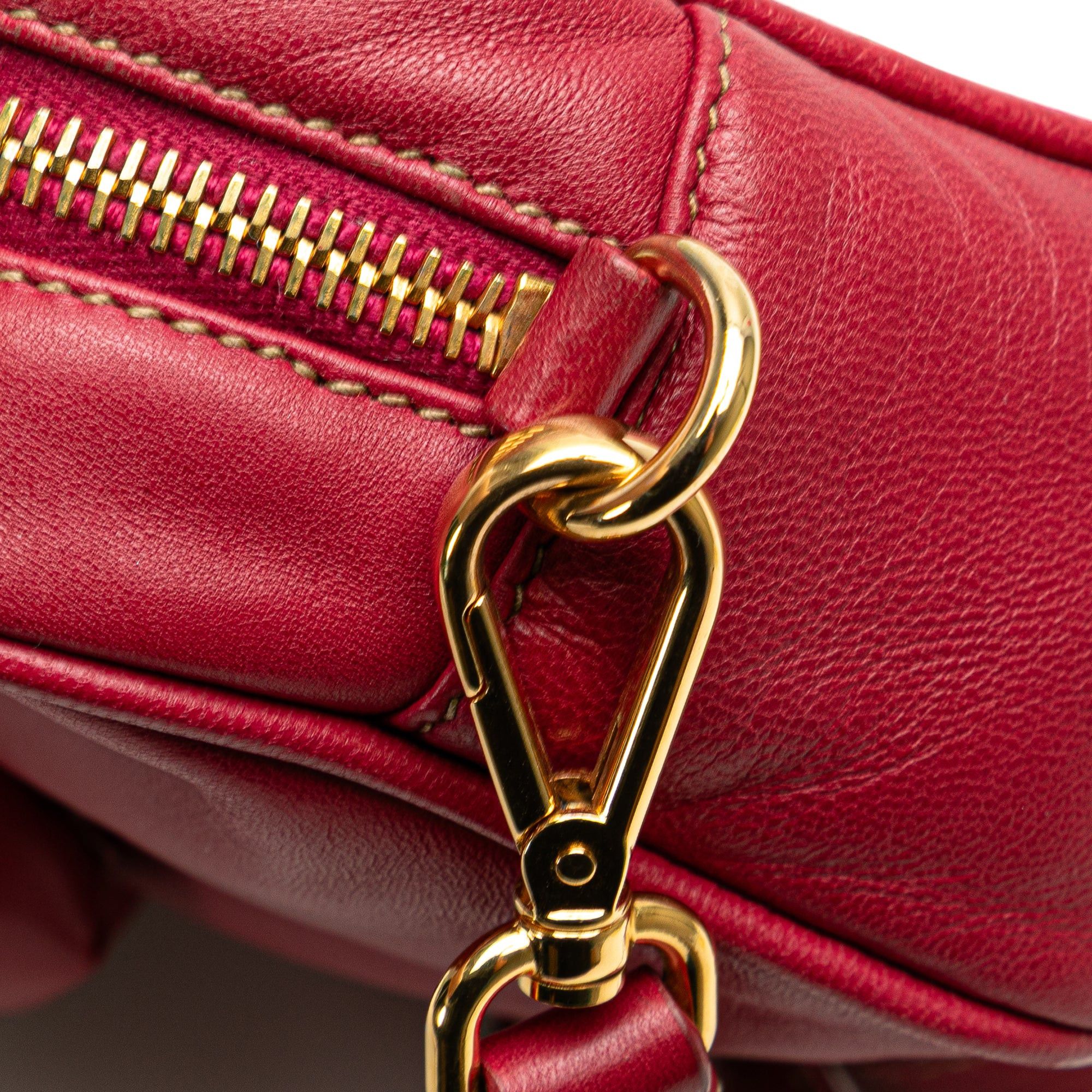Prada Prada Nappa Rosette Crossbody Red Size ONE SIZE - 9 Thumbnail