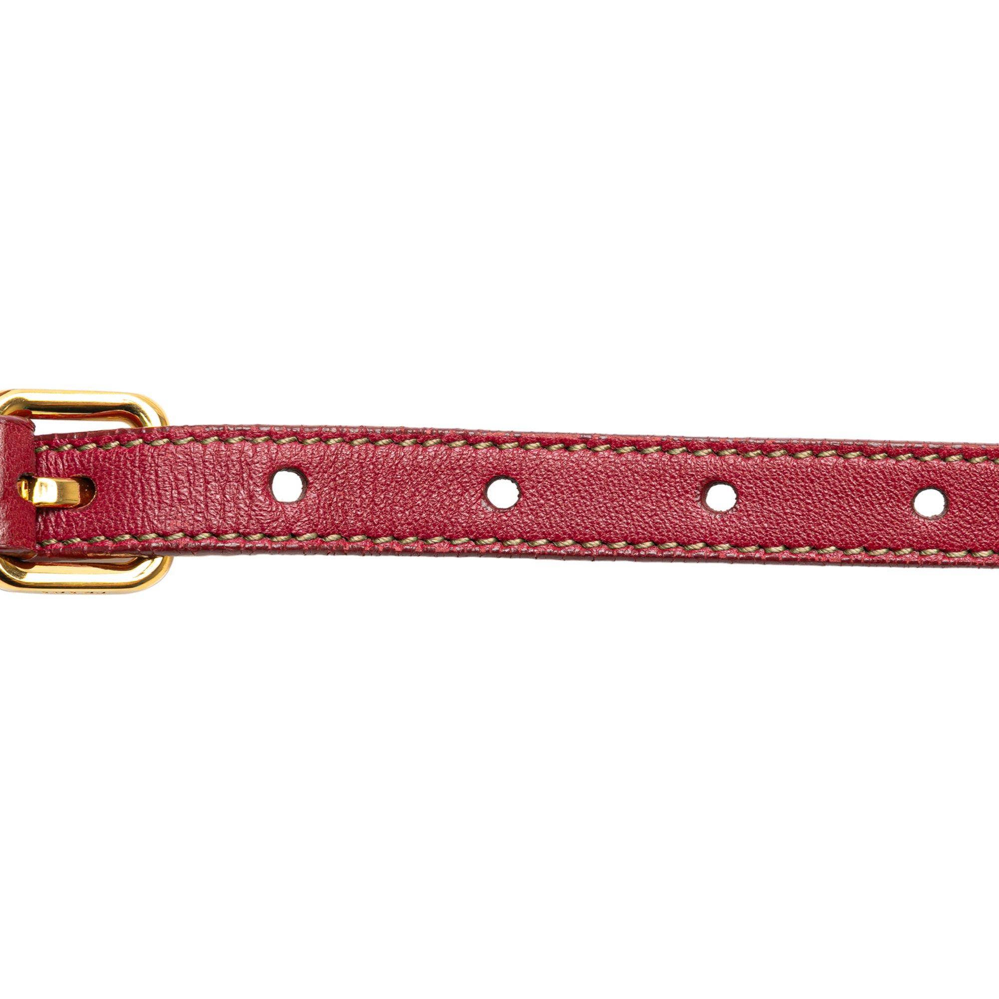 Prada Prada Nappa Rosette Crossbody Red Size ONE SIZE - 12 Thumbnail