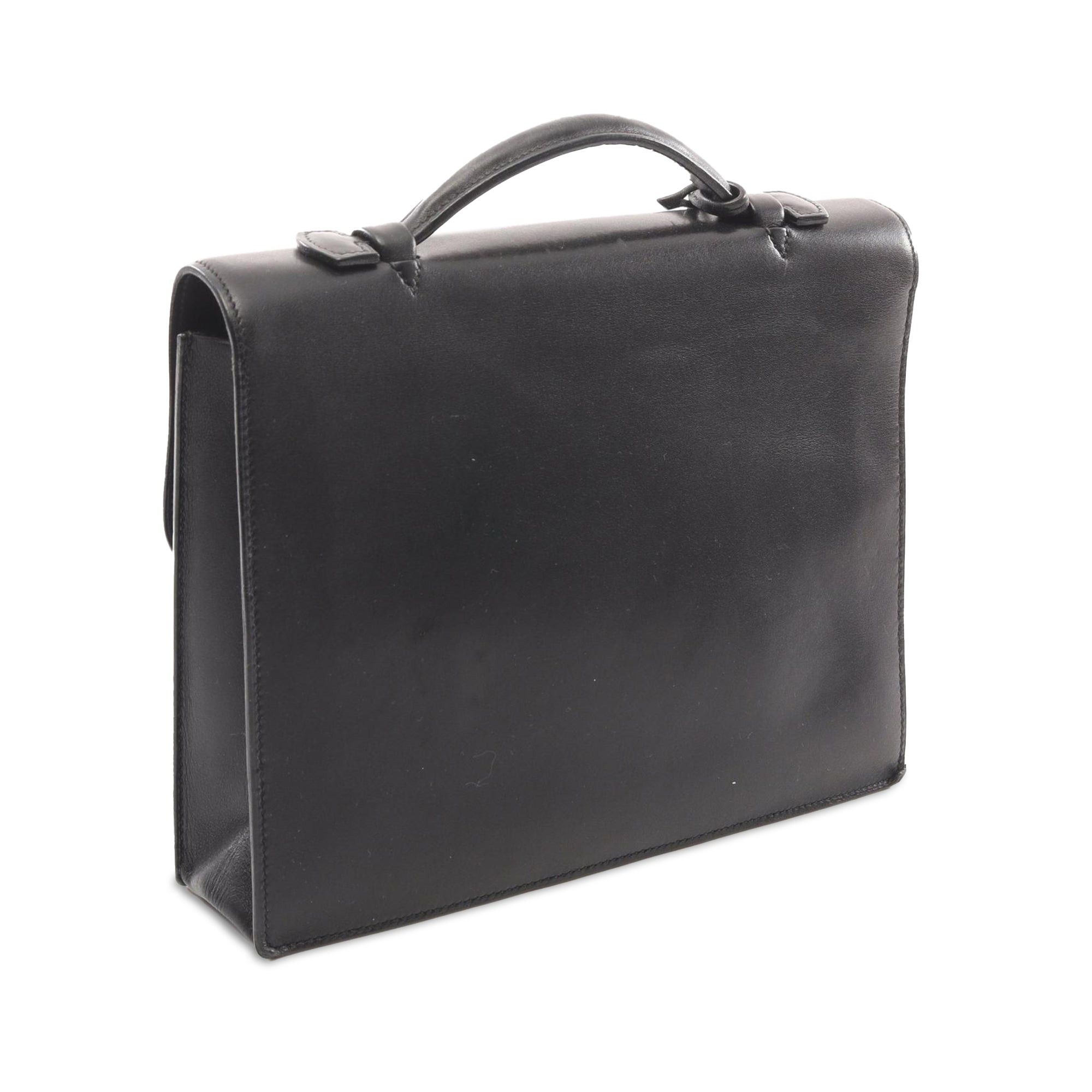 Hermes Hermès Swift Sac A Depeches 27 Black Size ONE SIZE - 2 Thumbnail