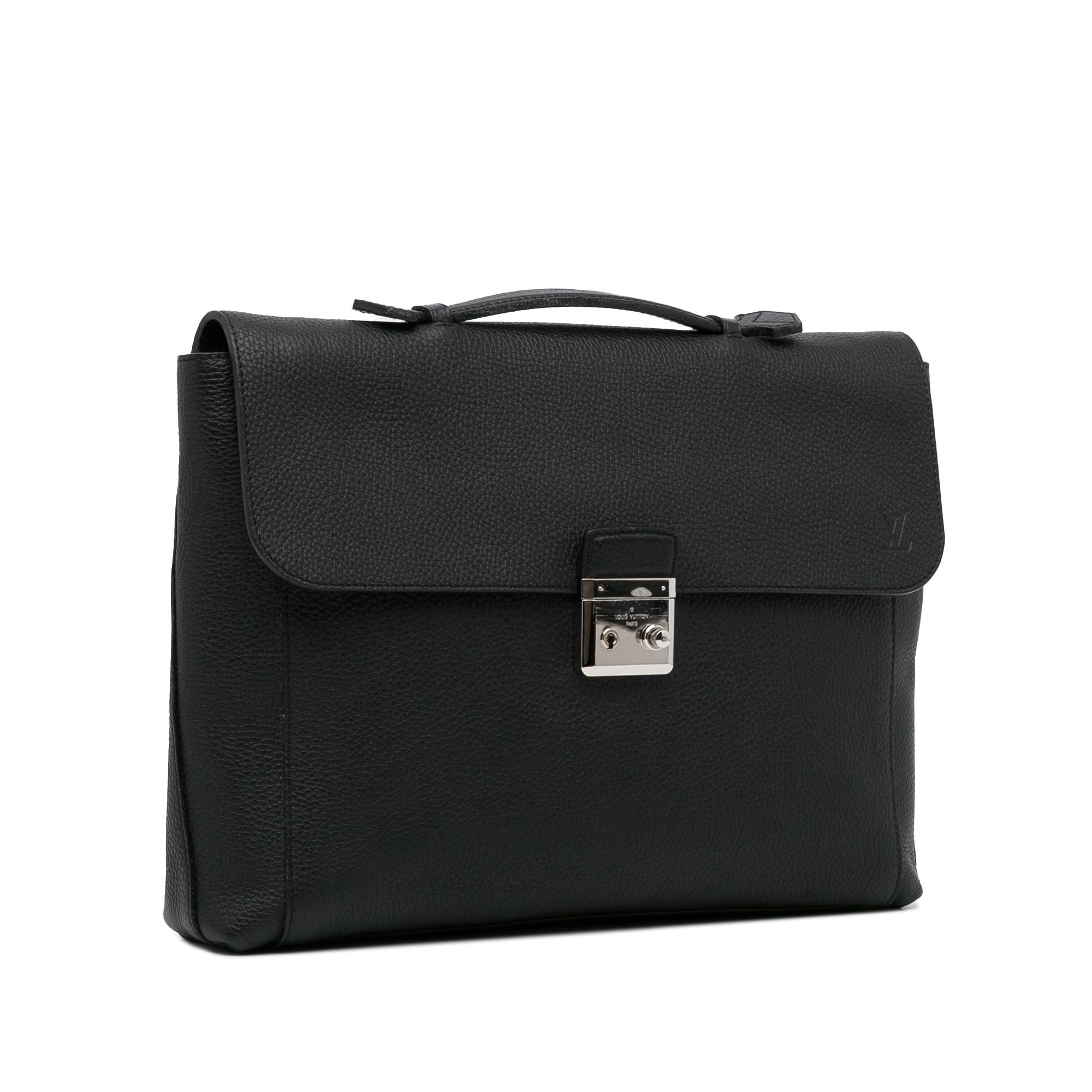 Louis Vuitton Louis Vuitton Taurillon Dorian Briefcase Black Size ONE SIZE - 2 Thumbnail