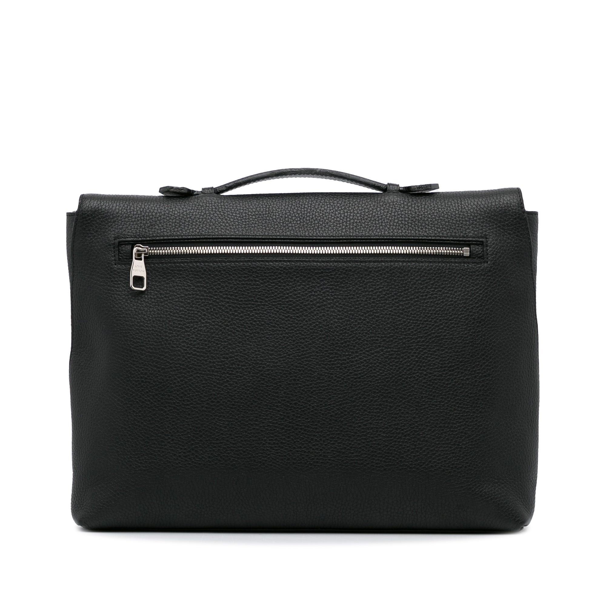 Louis Vuitton Louis Vuitton Taurillon Dorian Briefcase Black Size ONE SIZE - 4 Thumbnail