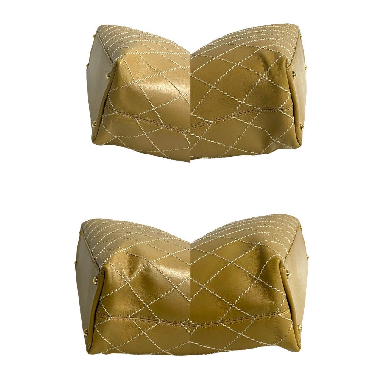 Chanel Chanel Tote Bag Yellow Leather Size ONE SIZE - 7 Thumbnail
